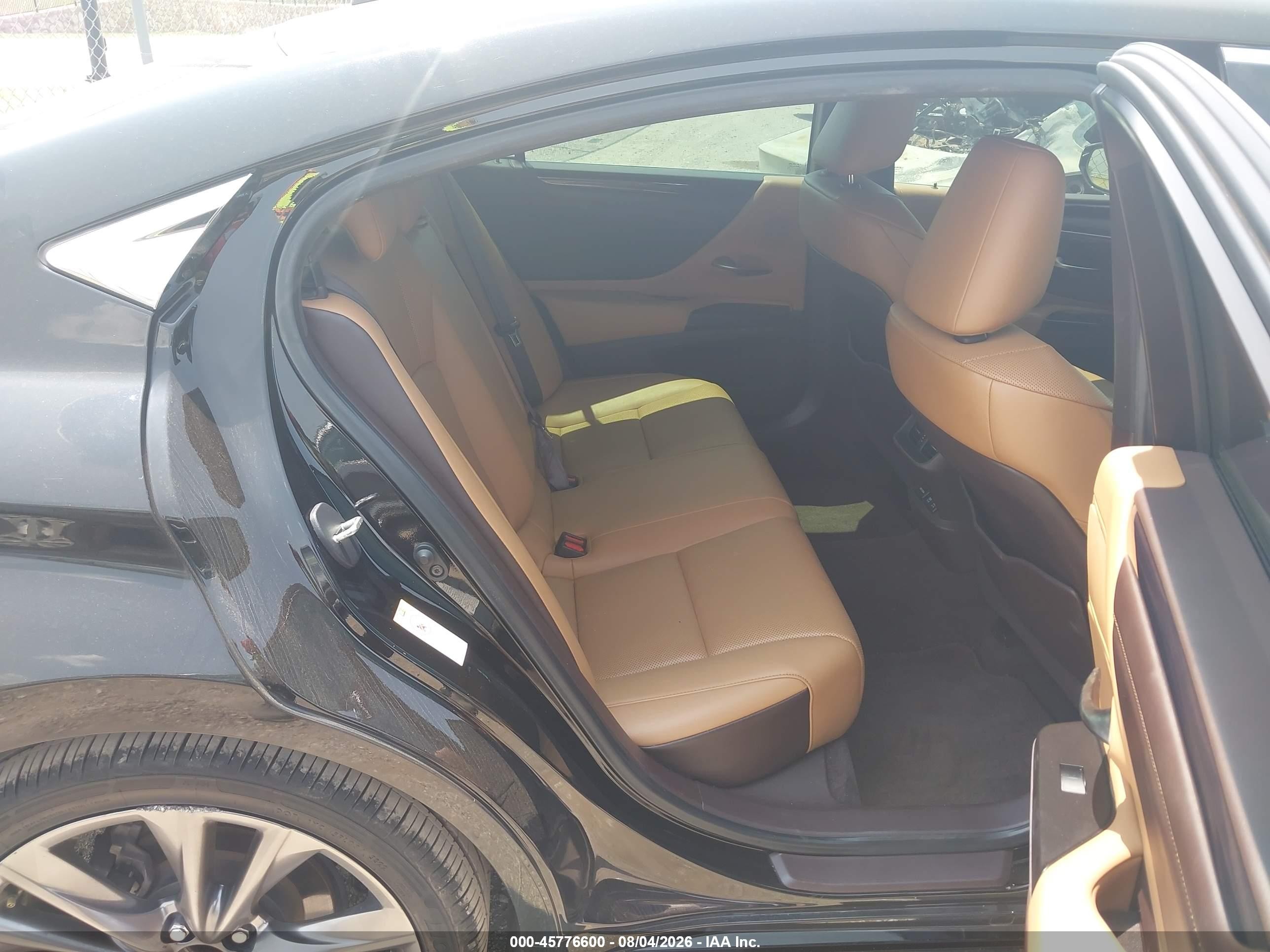2019 Lexus Es 350 Black vin: 58ABZ1B10KU013454