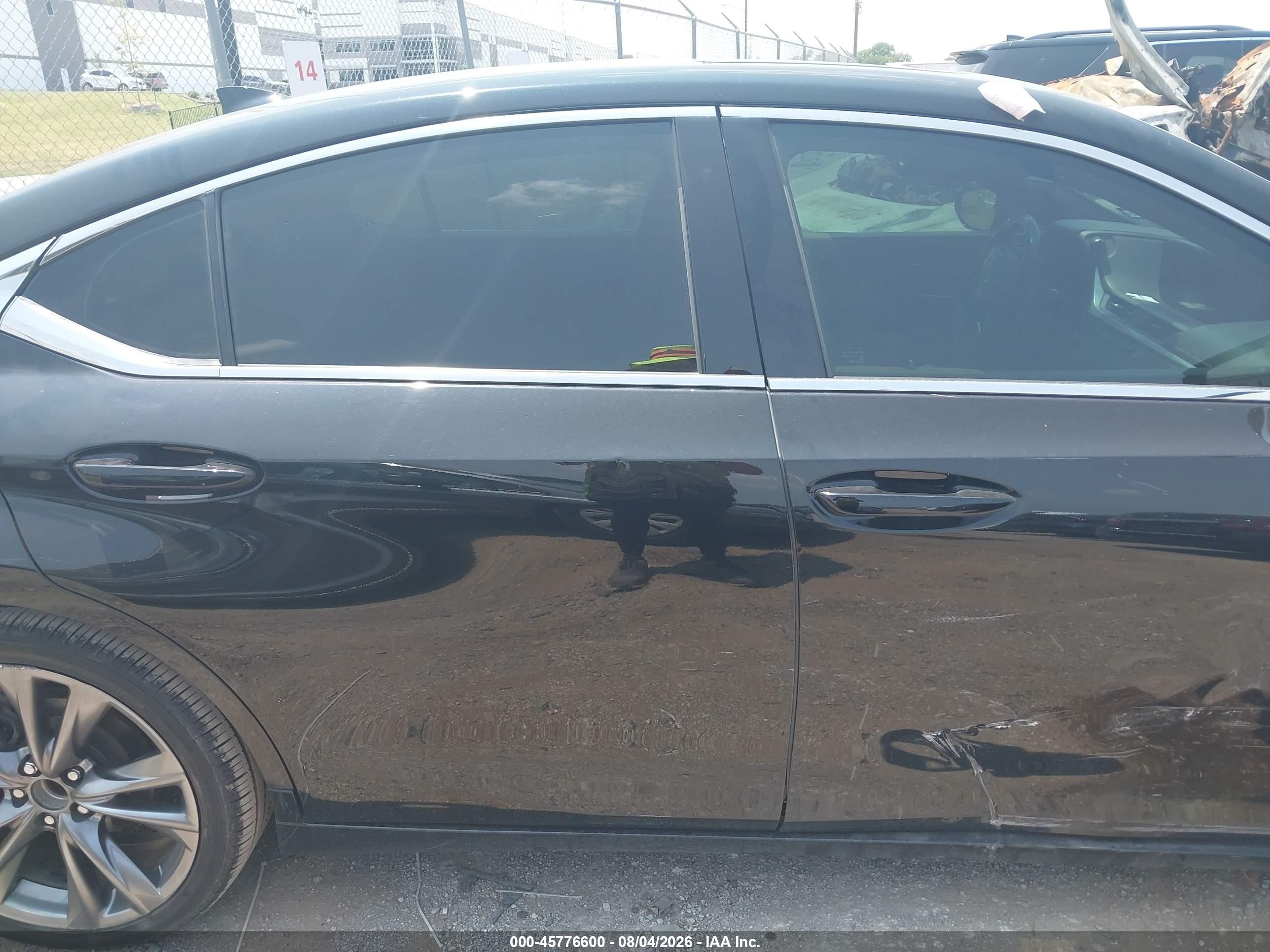 2019 Lexus Es 350 Black vin: 58ABZ1B10KU013454