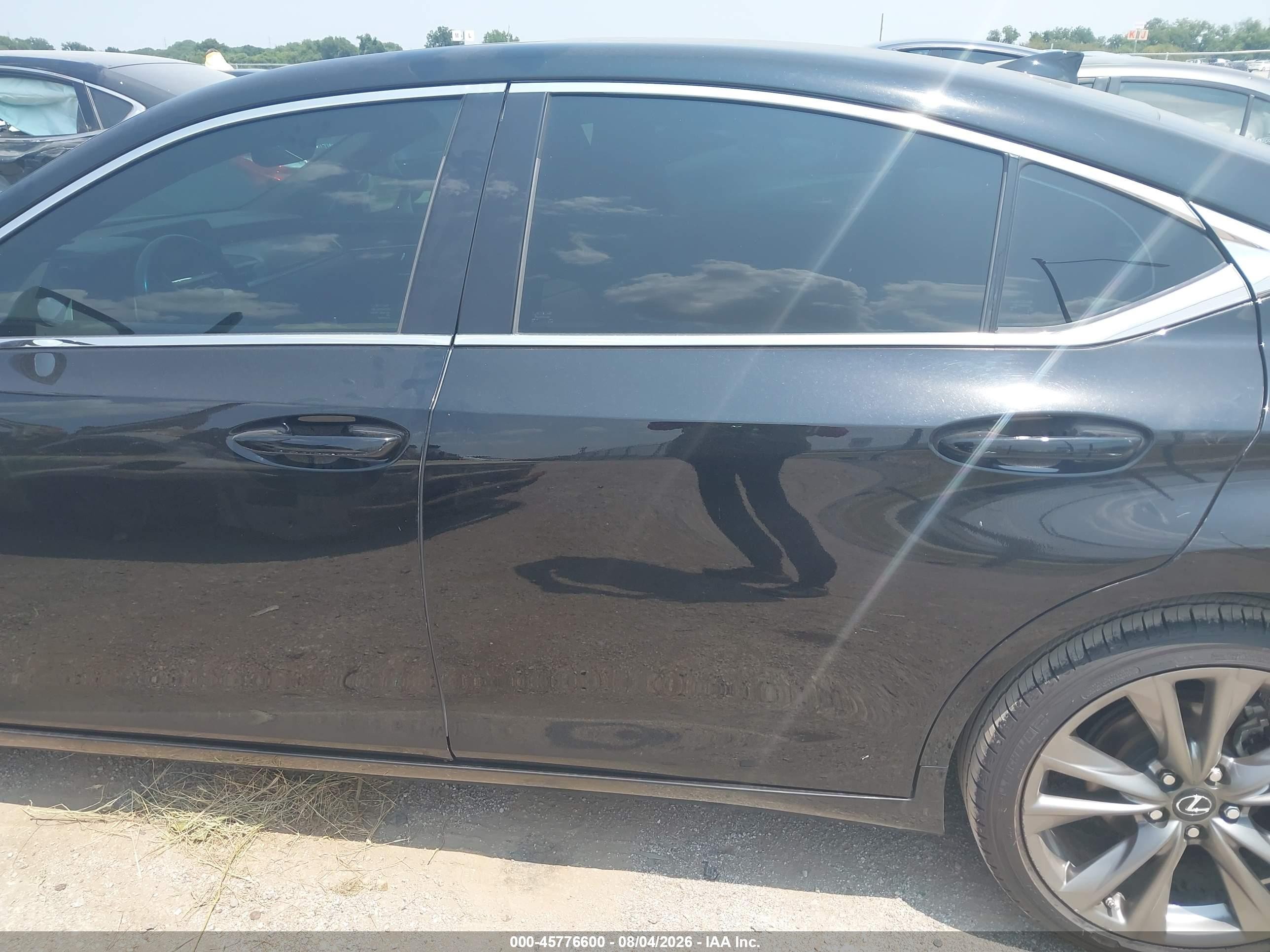 2019 Lexus Es 350 Black vin: 58ABZ1B10KU013454