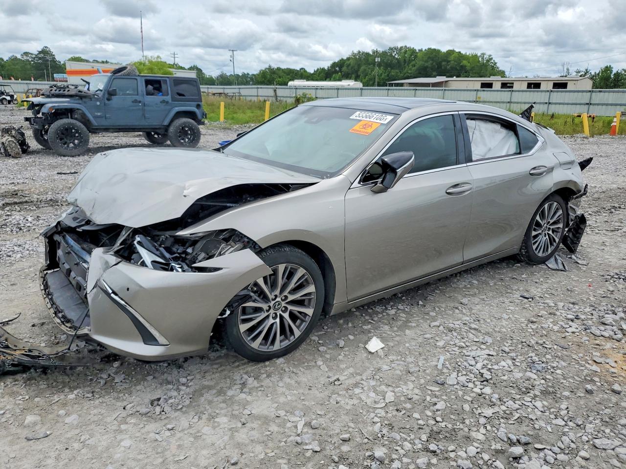 2019 Lexus Es 350 Silver vin: 58ABZ1B10KU035681