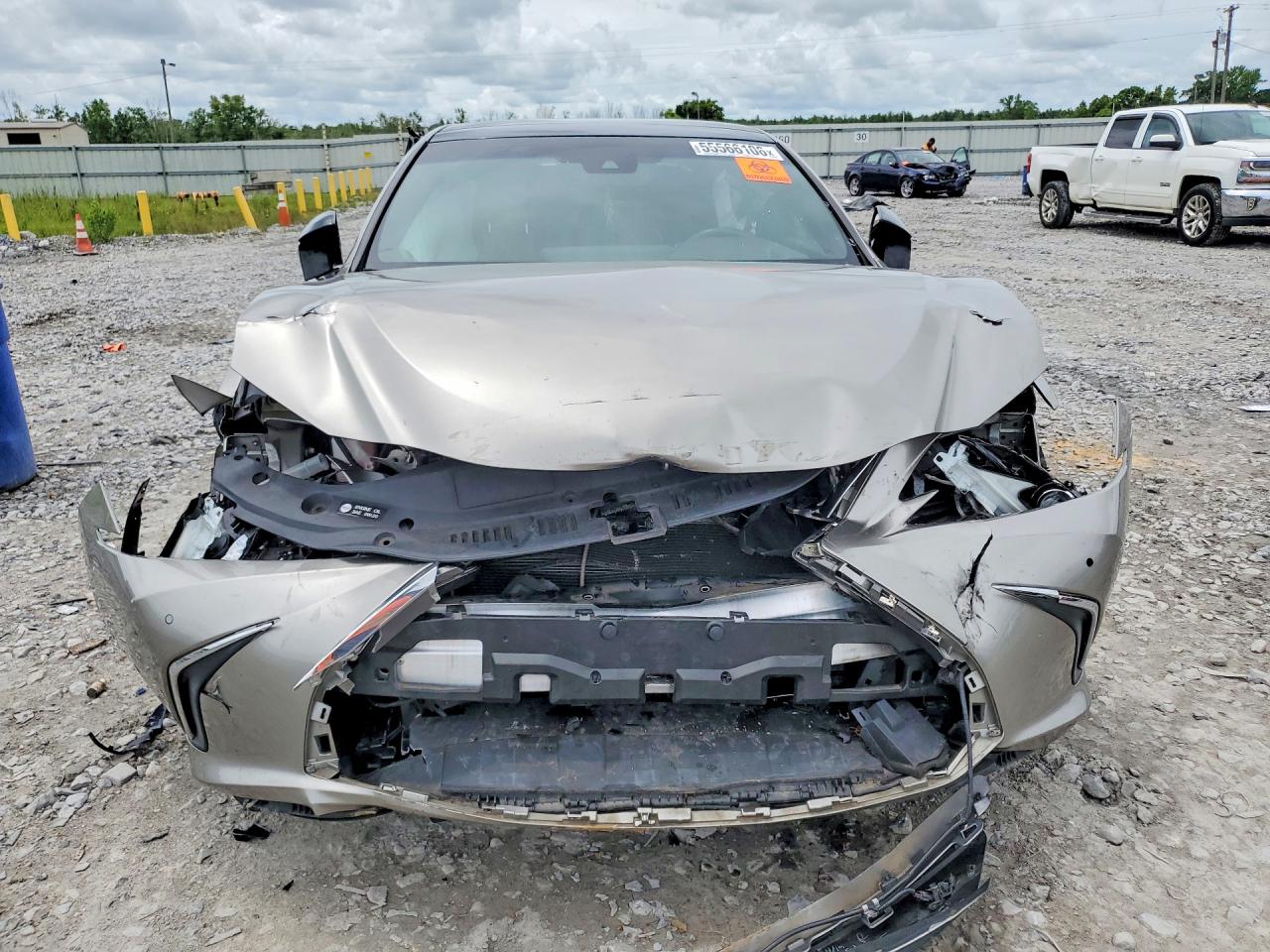2019 Lexus Es 350 Silver vin: 58ABZ1B10KU035681
