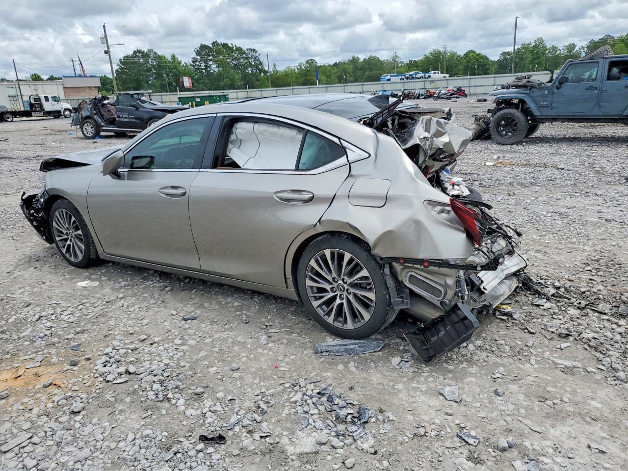 2019 Lexus Es 350 Silver vin: 58ABZ1B10KU035681