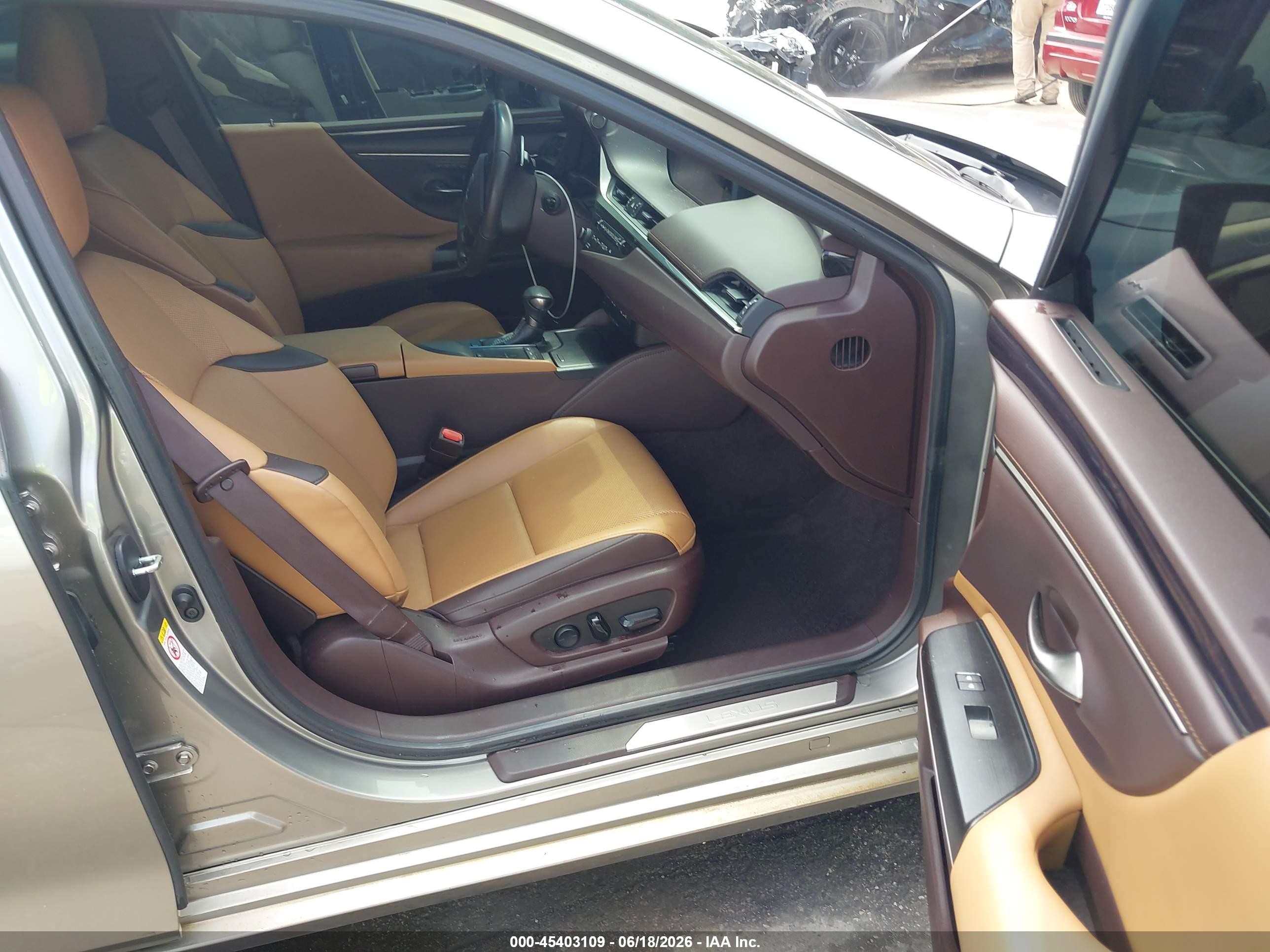 2019 Lexus Es 350 Gray vin: 58ABZ1B14KU027387