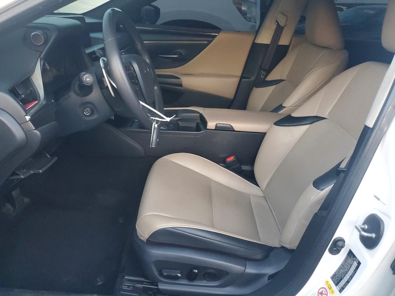 2019 Lexus Es 350 Base White vin: 58ABZ1B17KU010079