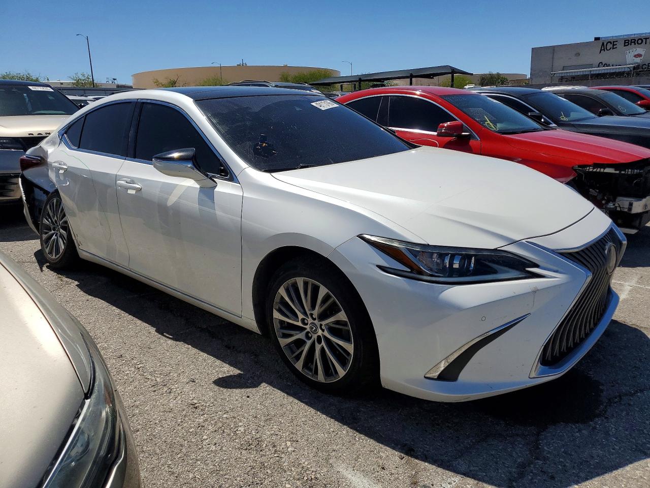 2019 Lexus Es 350 Base White vin: 58ABZ1B17KU010079