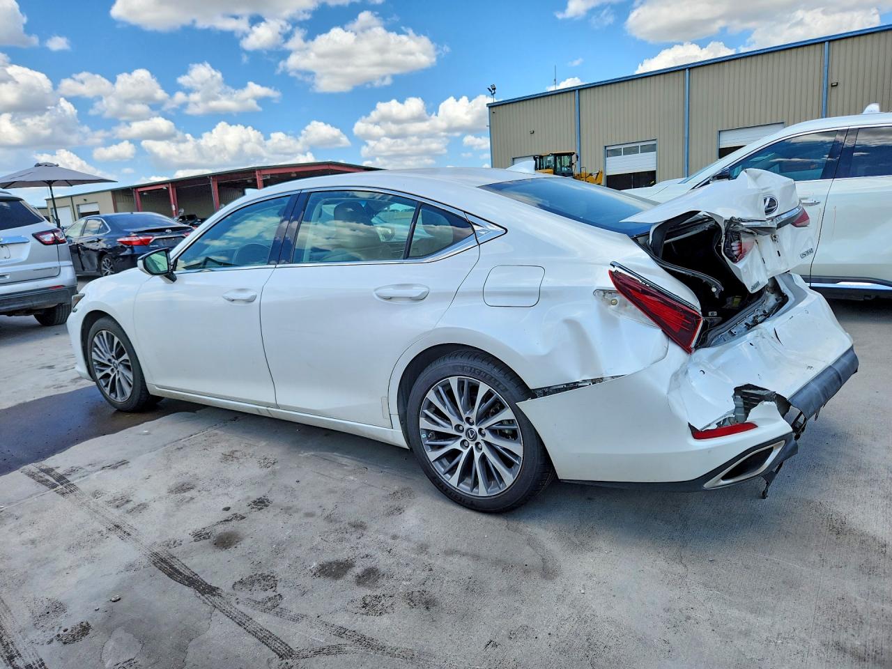 2019 Lexus Es 350 White vin: 58ABZ1B17KU041946