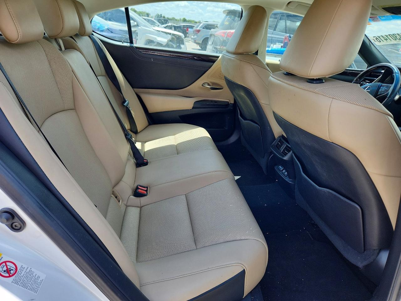 2019 Lexus Es 350 White vin: 58ABZ1B17KU041946