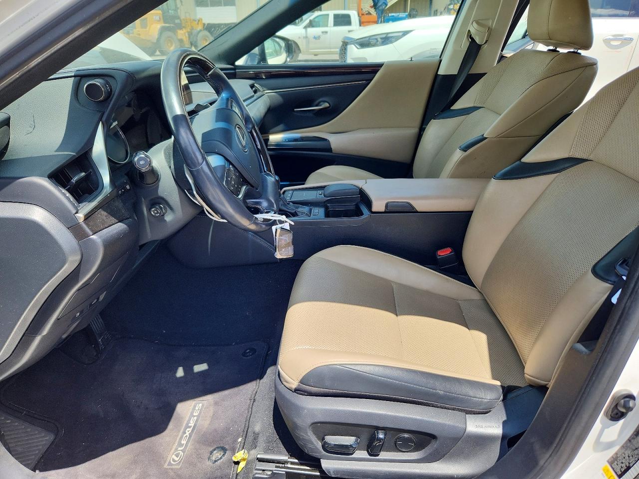 2019 Lexus Es 350 White vin: 58ABZ1B17KU041946