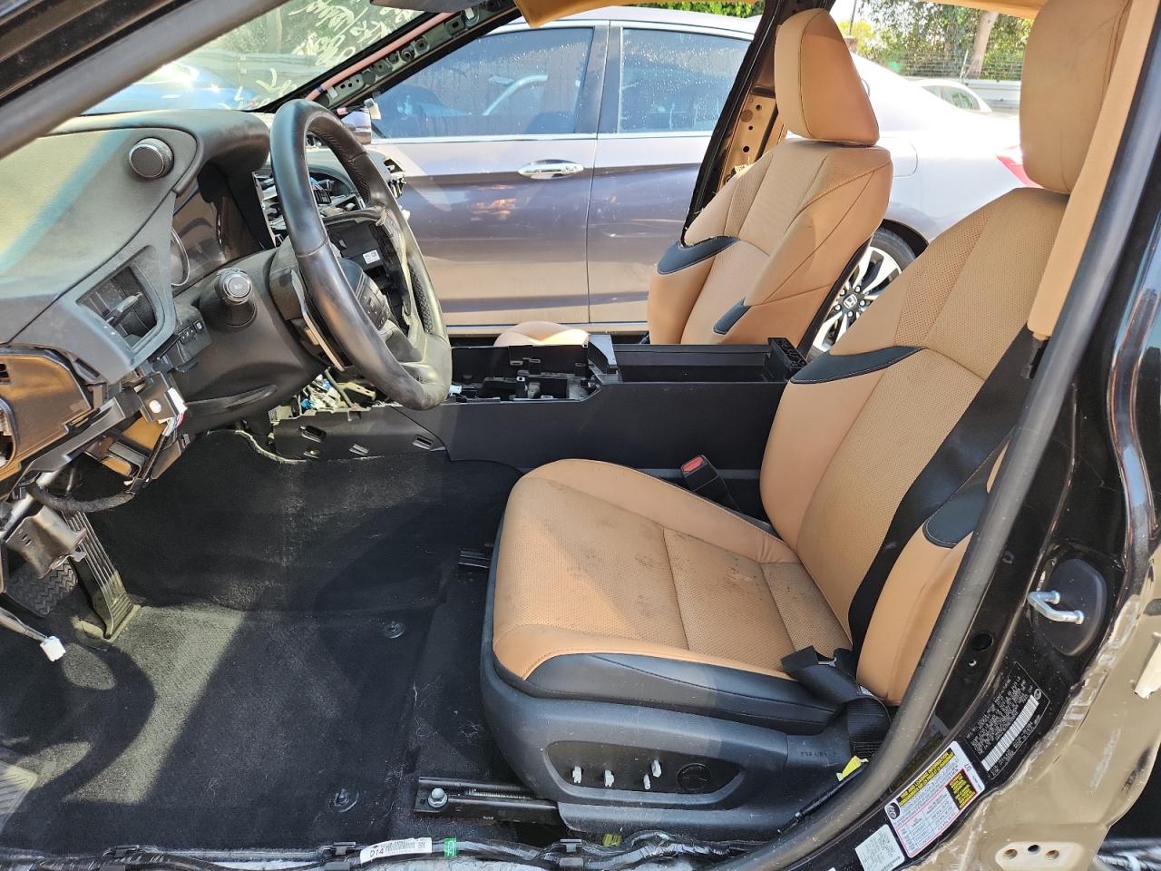 2022 Lexus Es 350 Base Black vin: 58ACZ1B13NU126646 Damage: Steering Wheel, Broken, Replacement Required