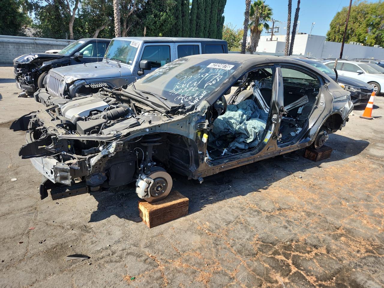 2025 Lexus Es 350 Base Black vin: 58ACZ1B15SU203917 Damage: Left Front Fender, Missing, Replacement Required