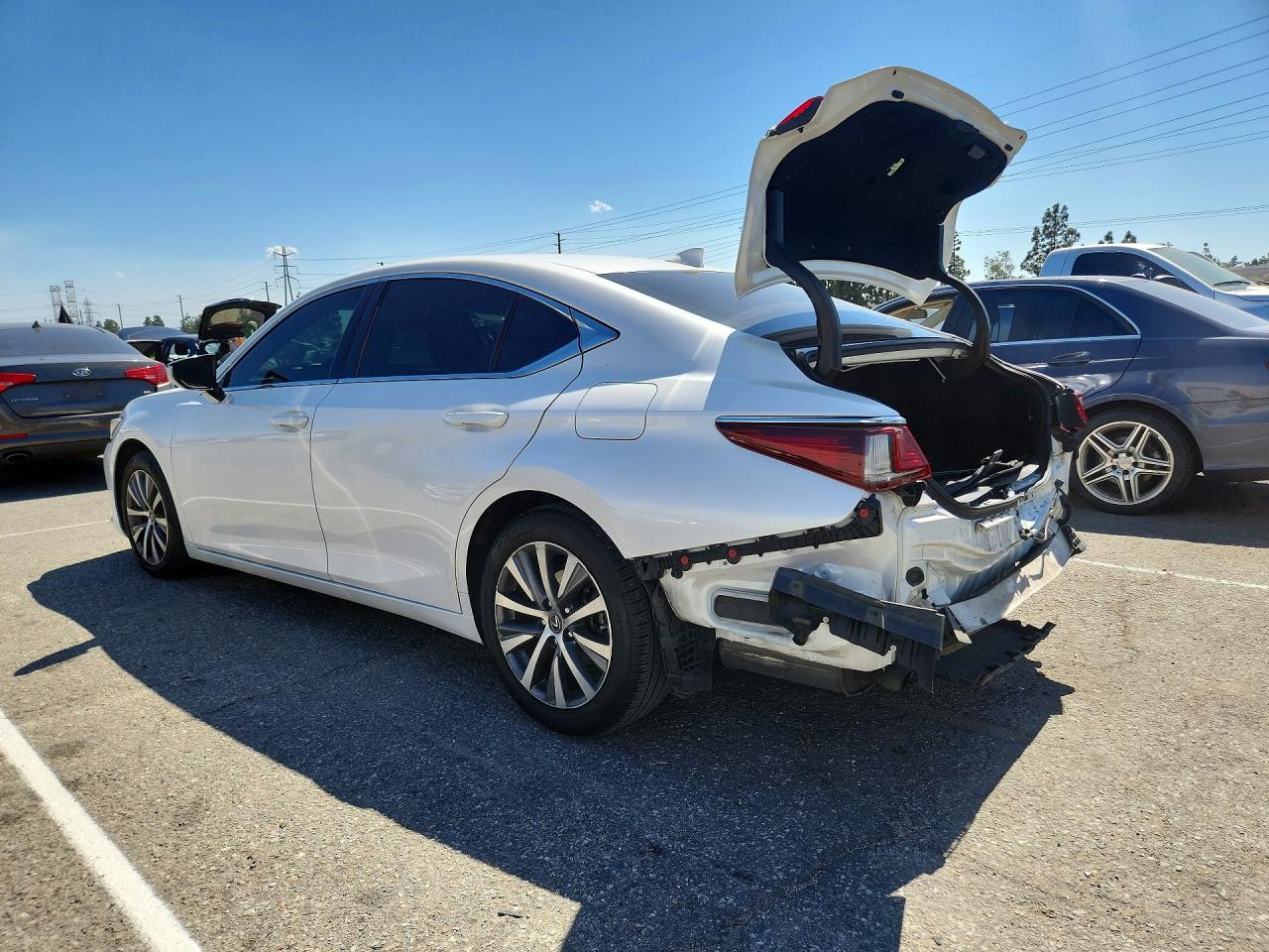 2020 Lexus Es 350 Base White vin: 58ACZ1B16LU063720
