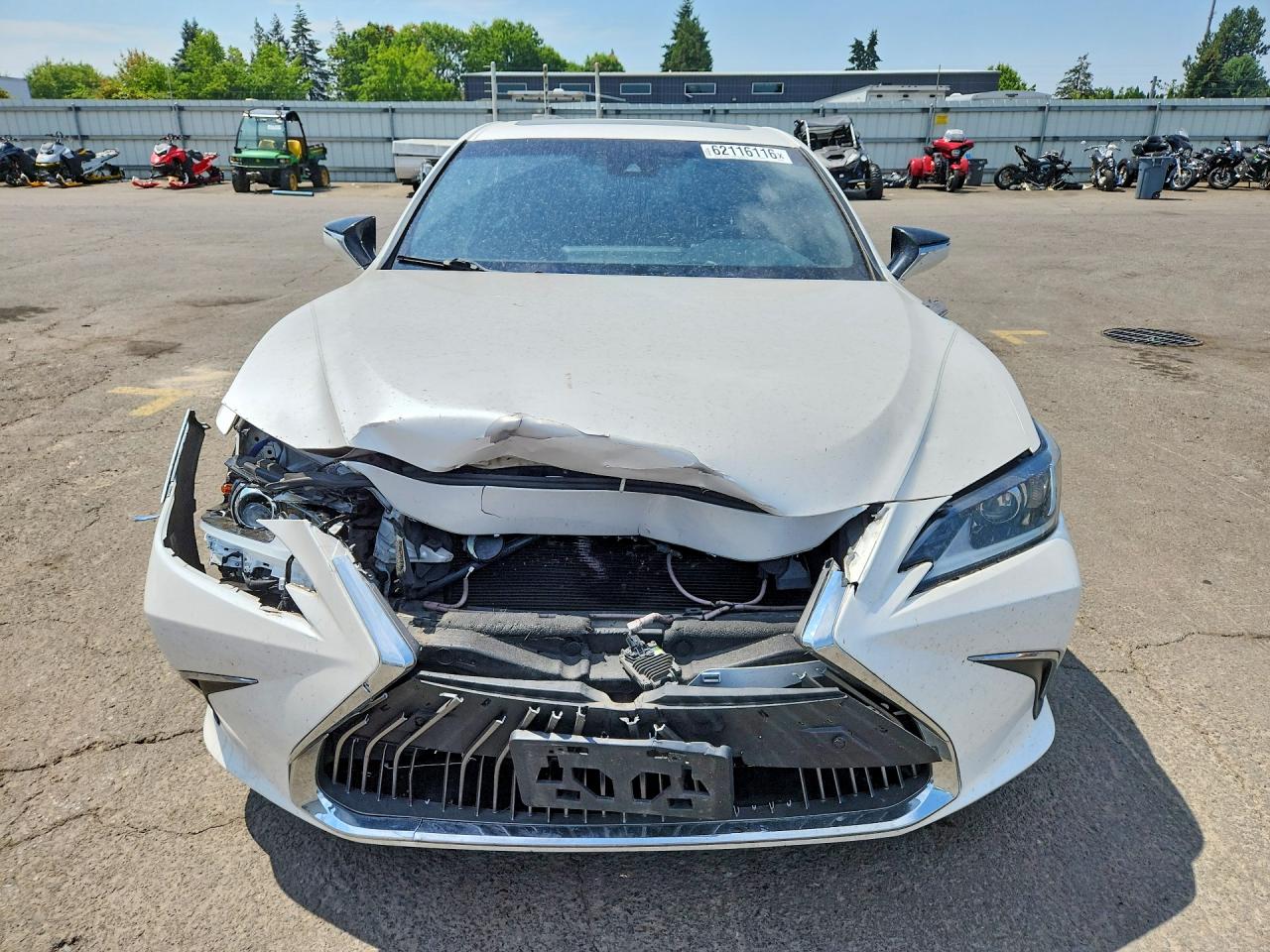 2020 Lexus Es 350 Base White vin: 58ACZ1B16LU077603