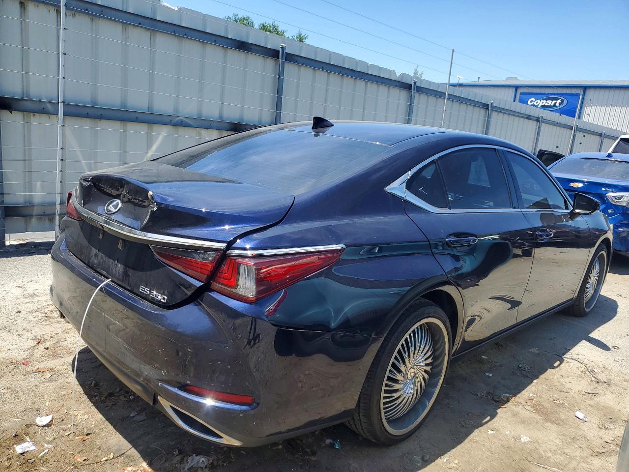 2021 Lexus Es 350 Base Blue vin: 58ACZ1B18MU106049