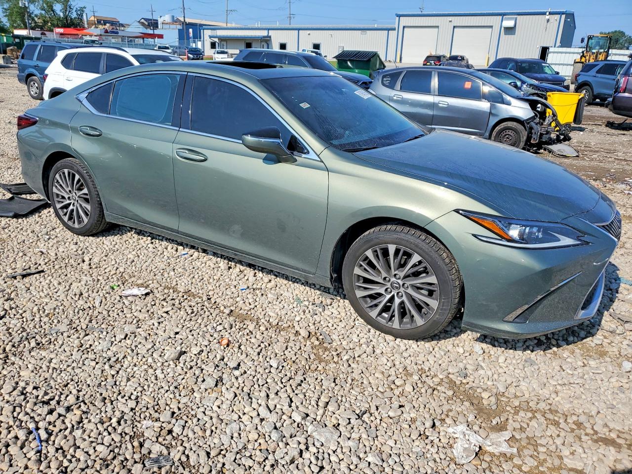 2021 Lexus Es 250 Base Green vin: 58AD11D12MU004481