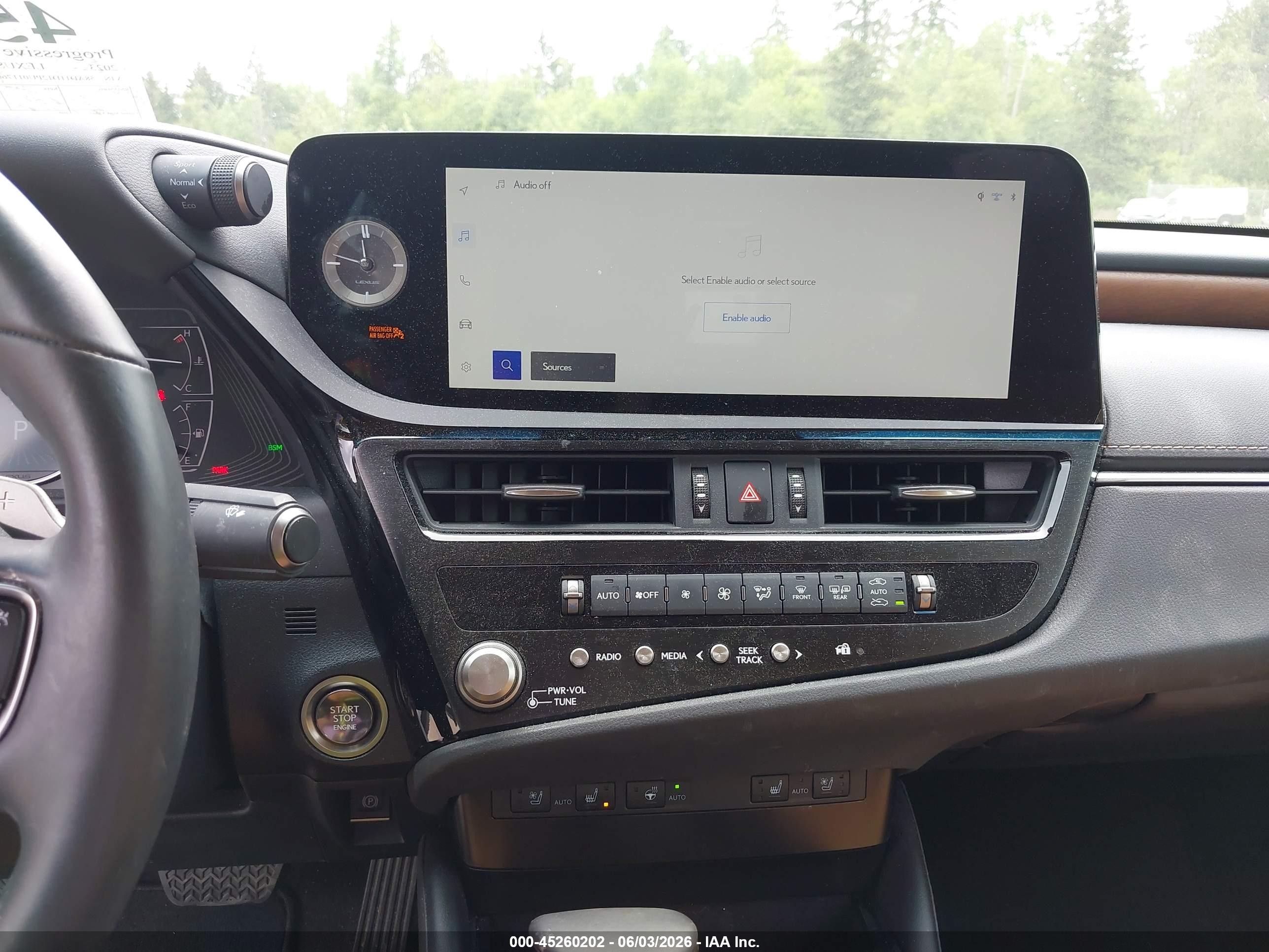 2023 Lexus Es 250   Белый vin: 58AD11D12PU011760