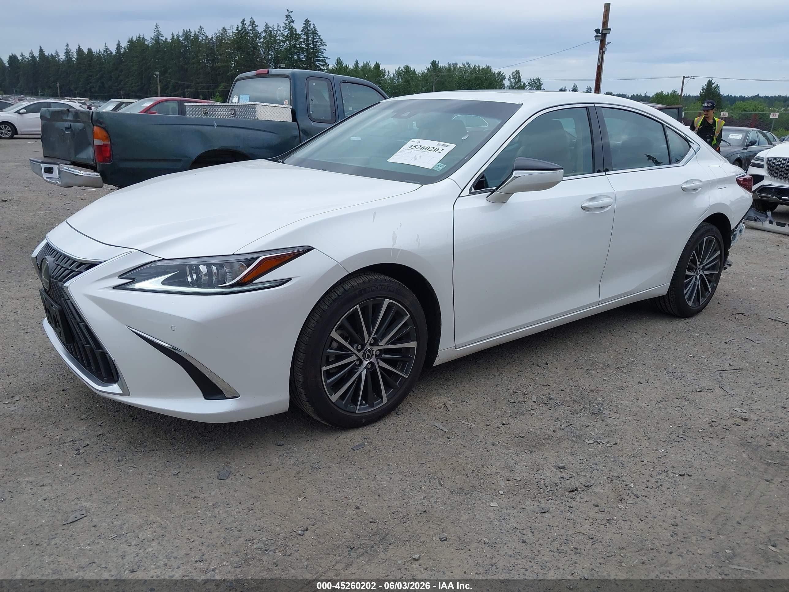 2023 Lexus Es 250   Белый vin: 58AD11D12PU011760