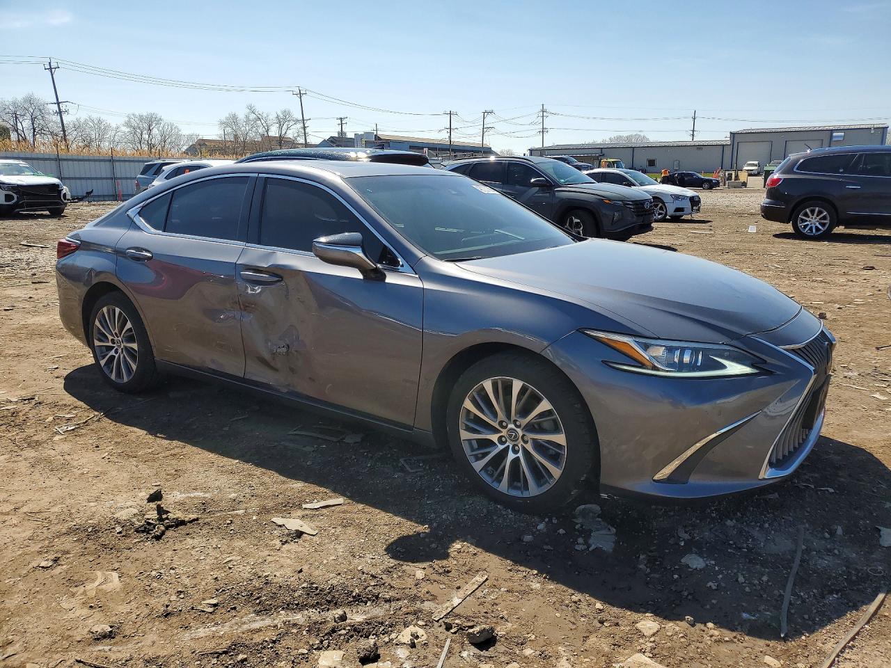 2021 Lexus Es 250 Base Gray vin: 58AD11D14MU005227