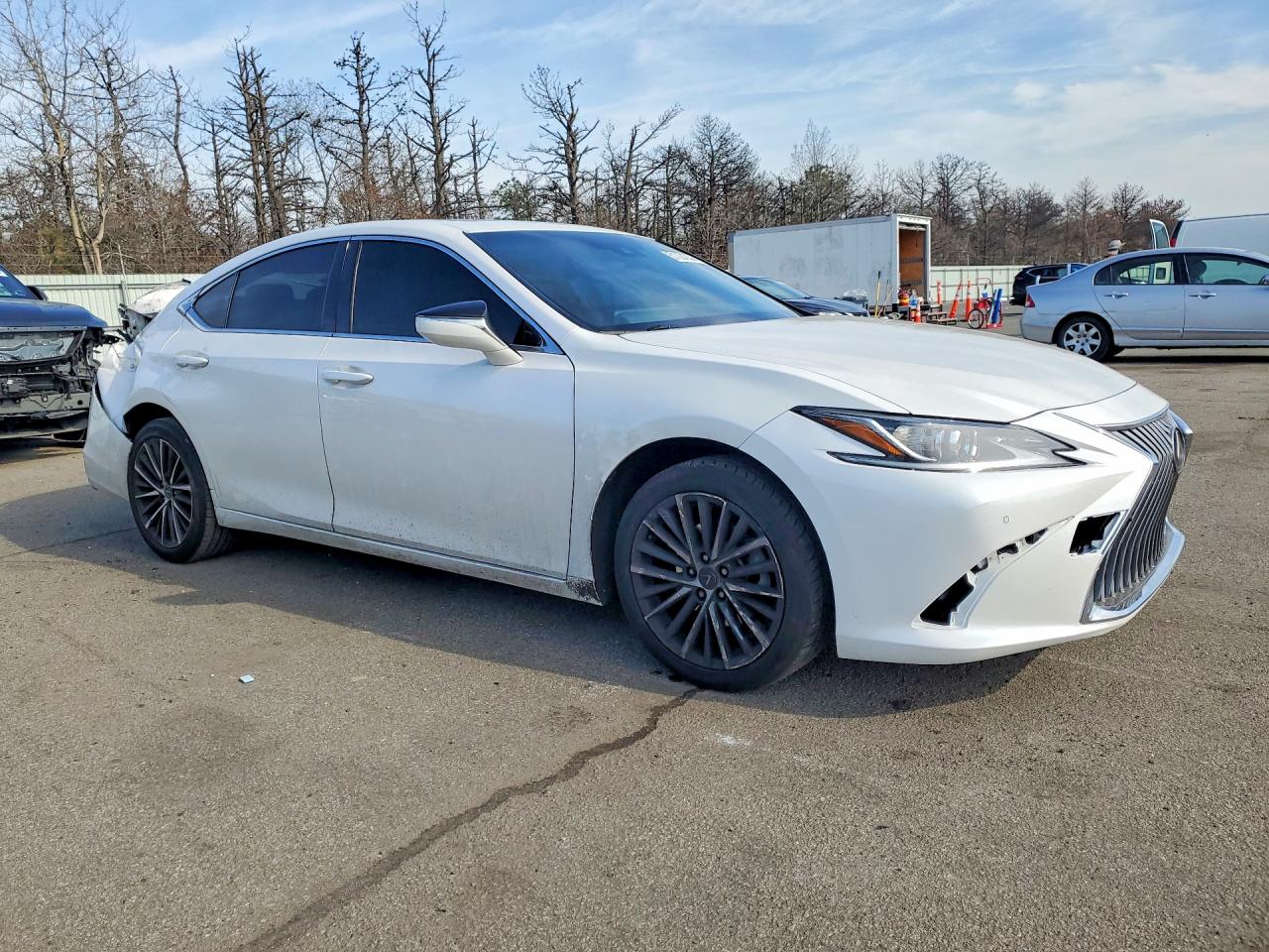 2022 Lexus Es 250 Base White vin: 58AD11D17NU008463