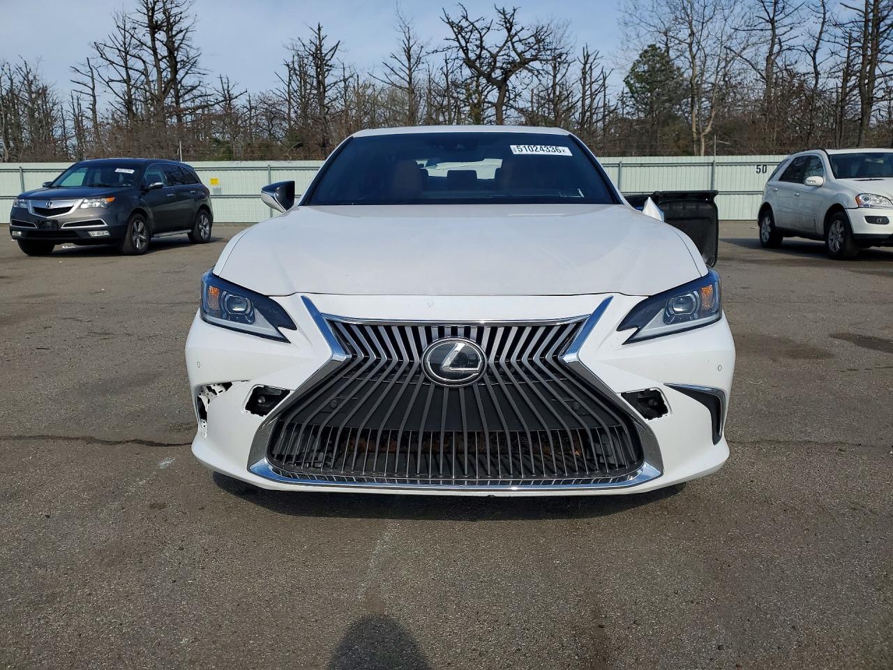 2022 Lexus Es 250 Base White vin: 58AD11D17NU008463