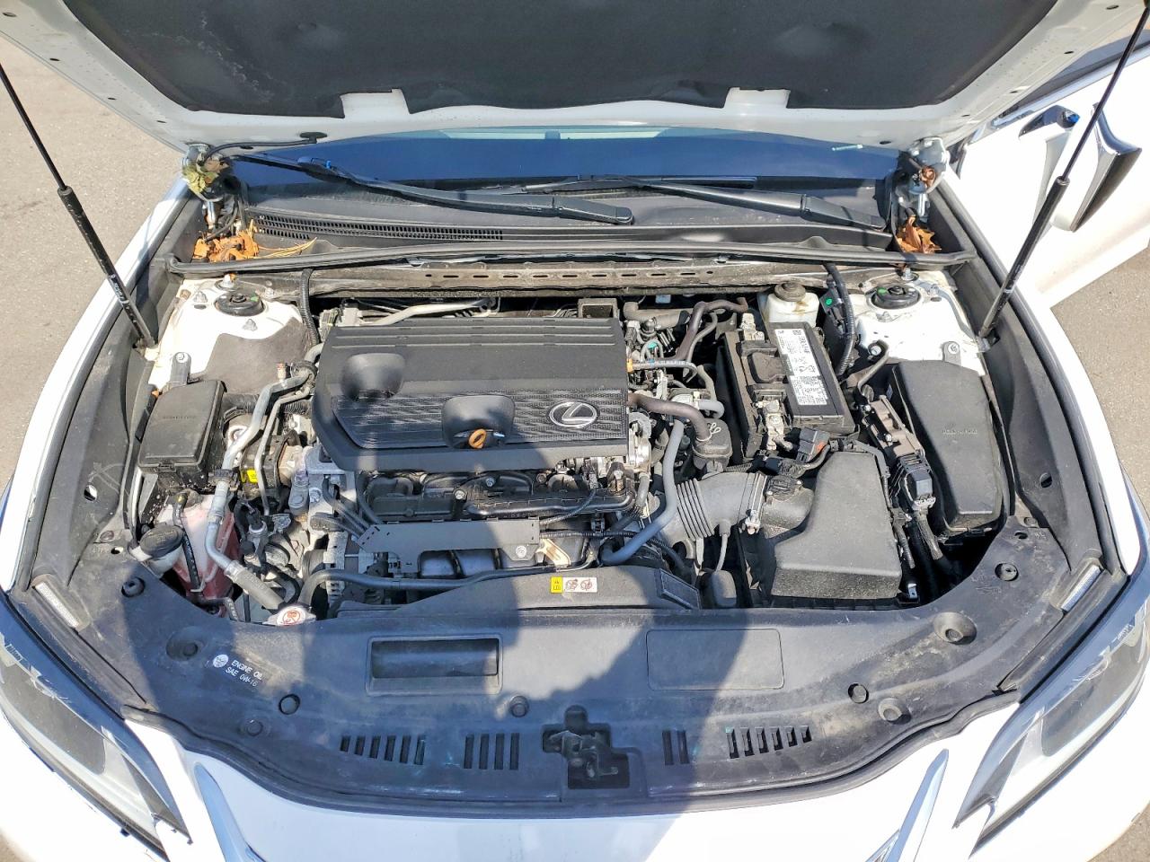 2022 Lexus Es 250 Base White vin: 58AD11D17NU008463