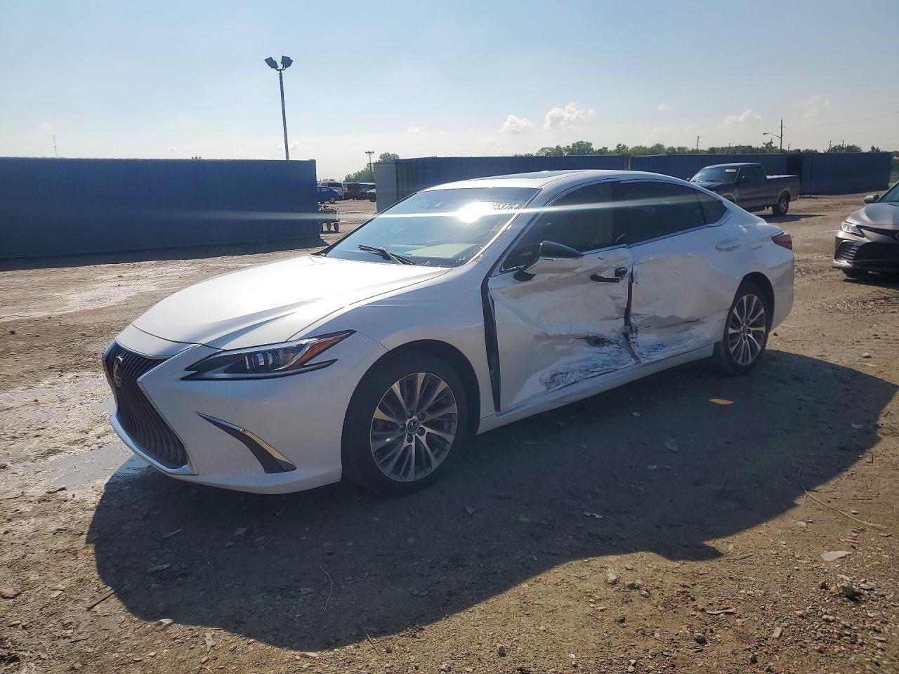 2021 Lexus Es 250 Base White vin: 58AD11D1XMU004079