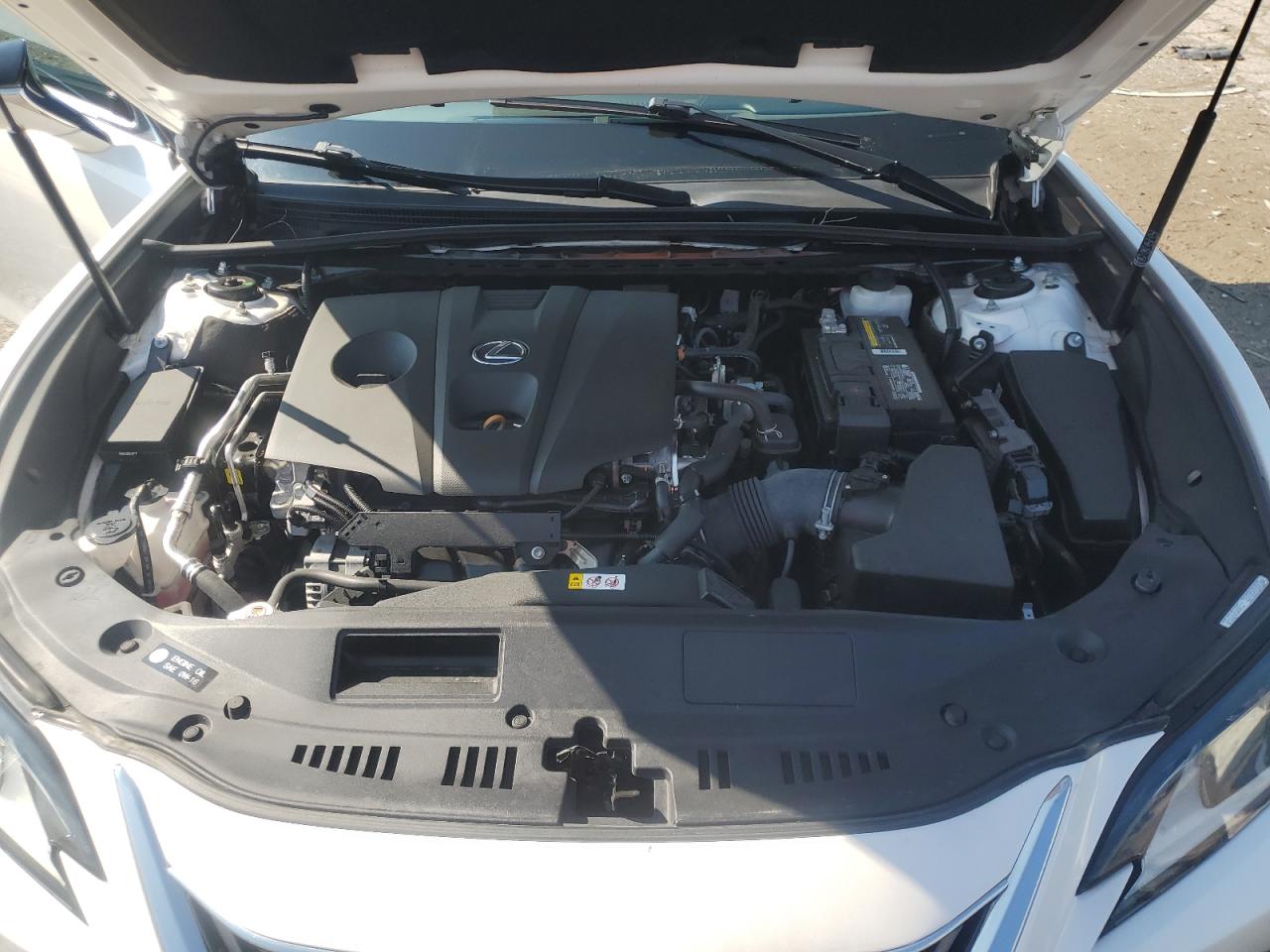2021 Lexus Es 250 Base White vin: 58AD11D1XMU004079