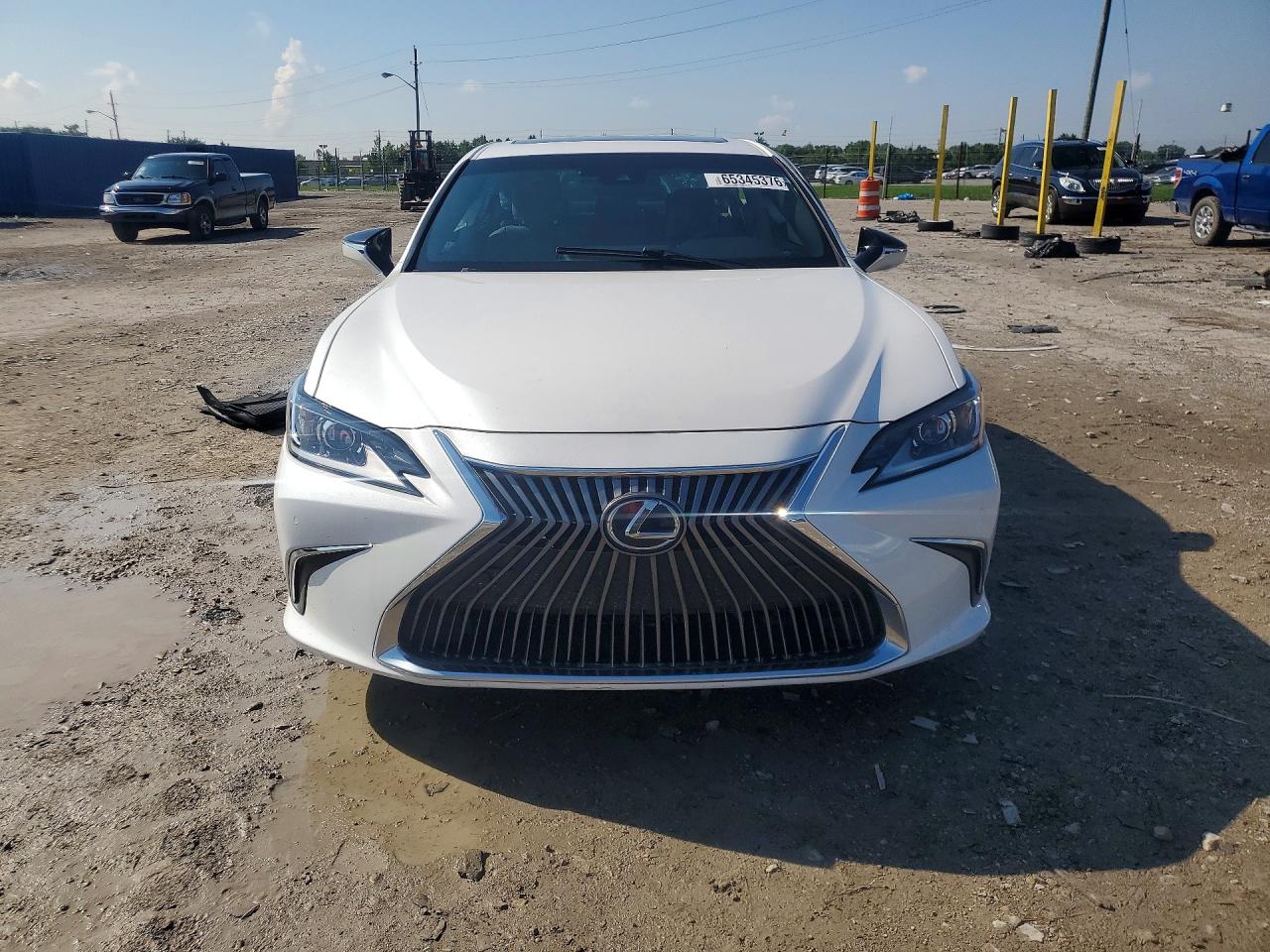 2021 Lexus Es 250 Base White vin: 58AD11D1XMU004079