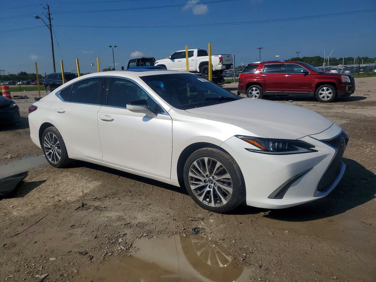 2021 Lexus Es 250 Base White vin: 58AD11D1XMU004079