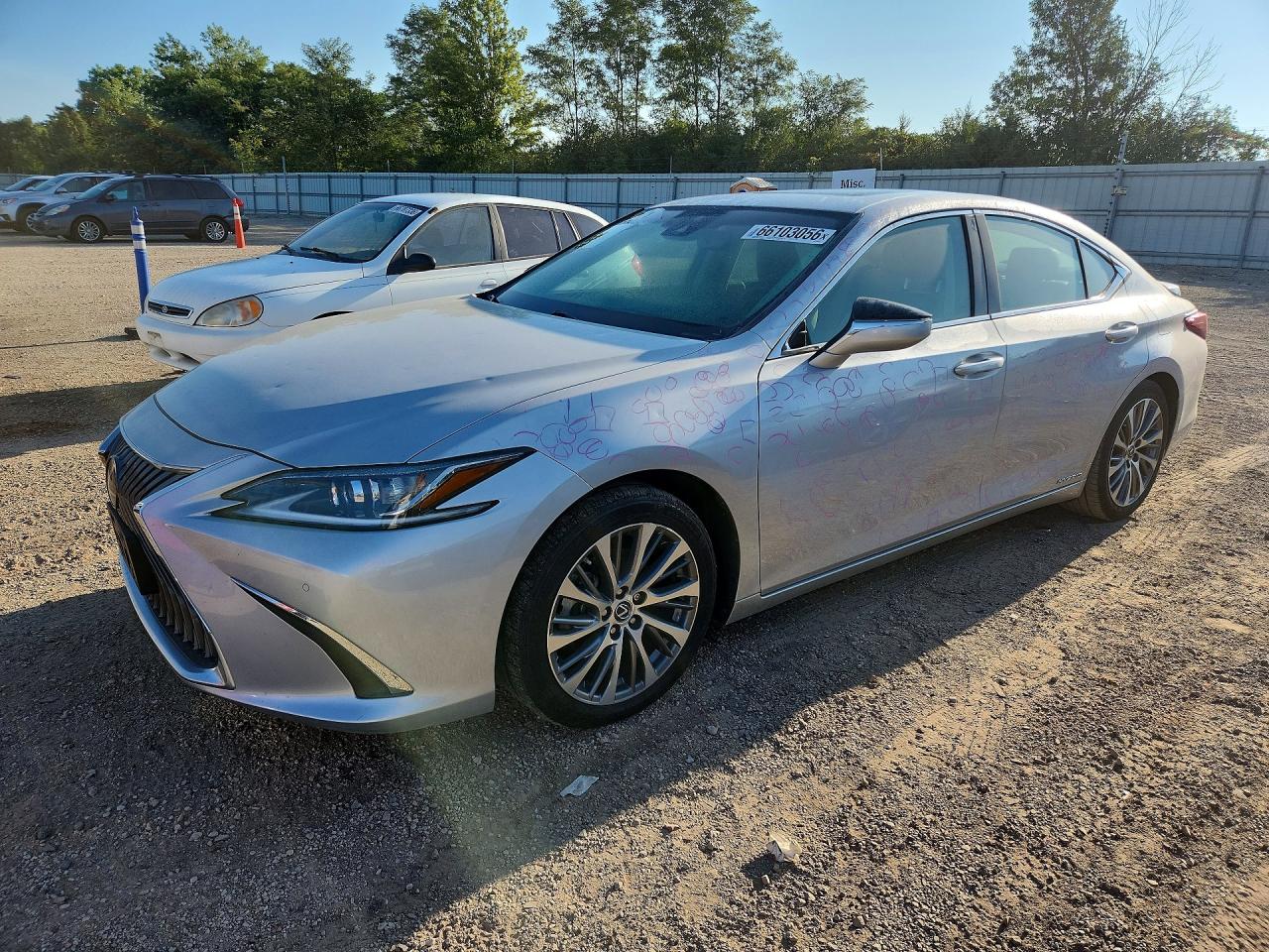 2020 Lexus Es 300h Silver vin: 58AD21B11LU008973