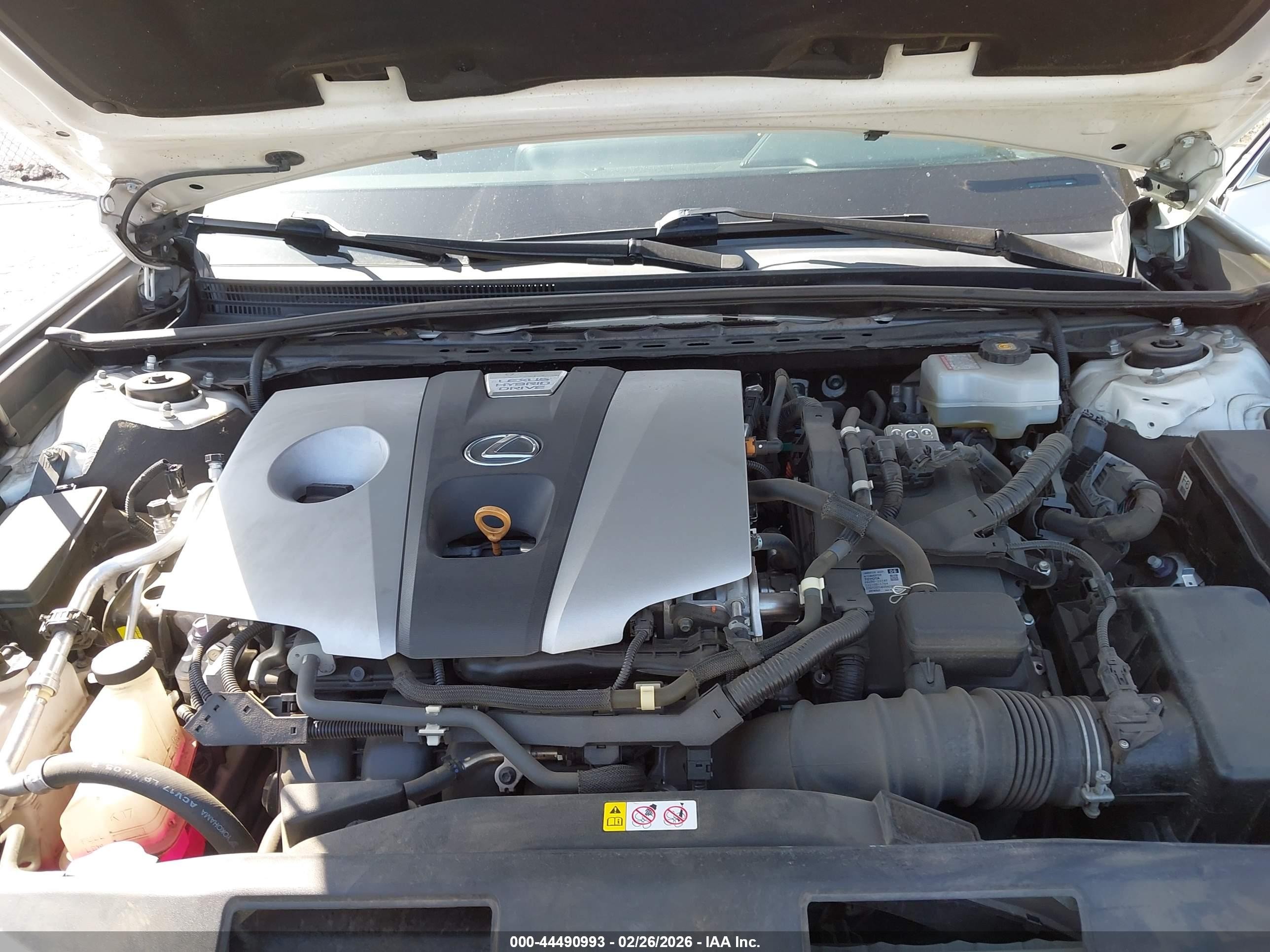 2020 Lexus Es 300h   White vin: 58AD21B12LU009565