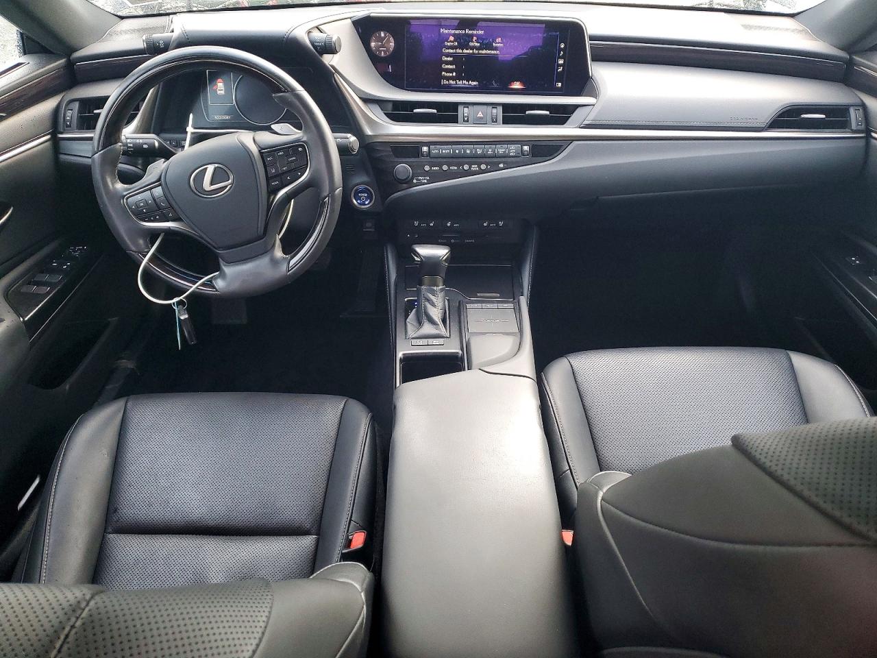 2020 Lexus Es 300h Base Black vin: 58AD21B13LU009056