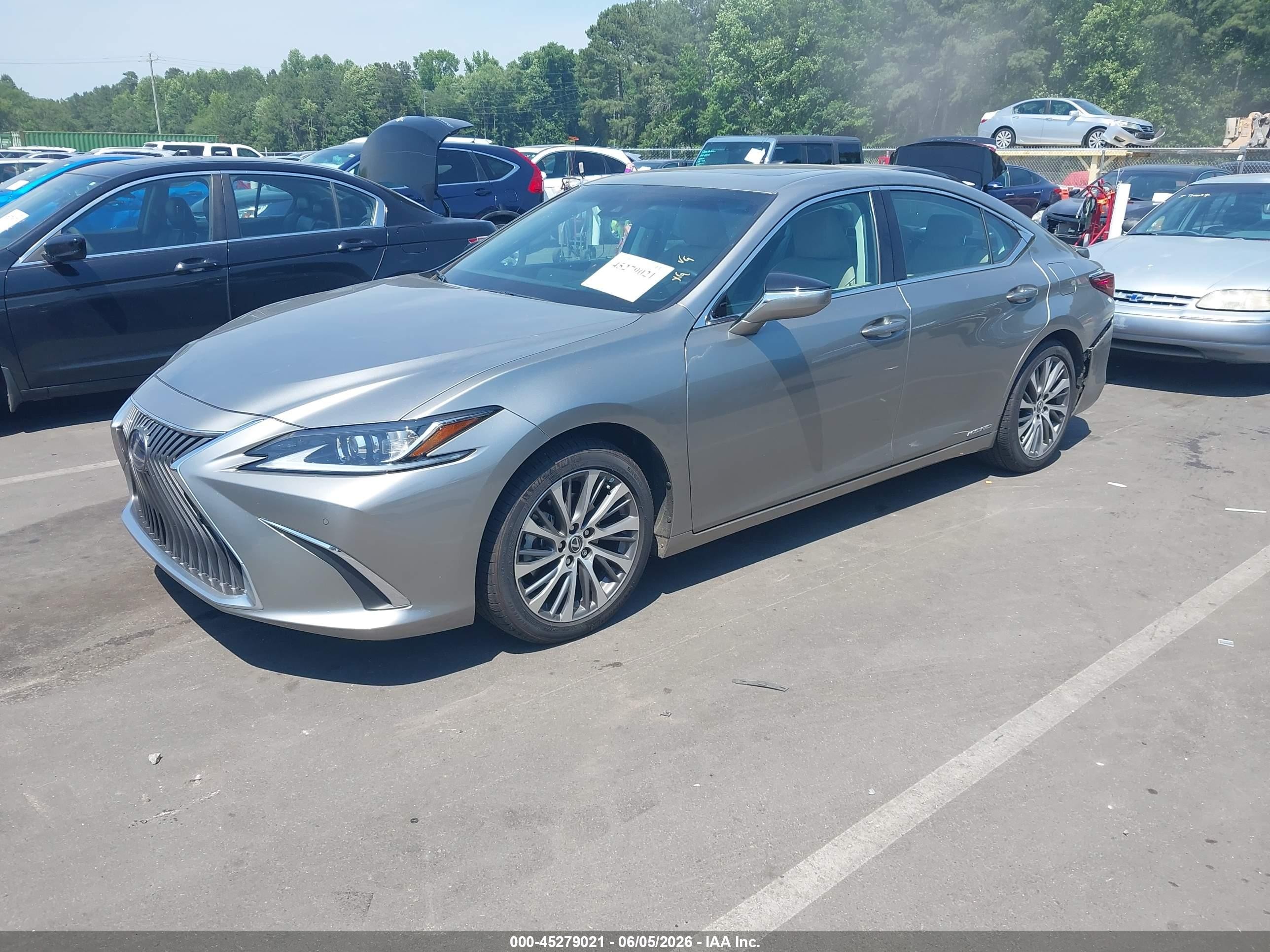 2020 Lexus Es 300h   Gray vin: 58AD21B13LU011700
