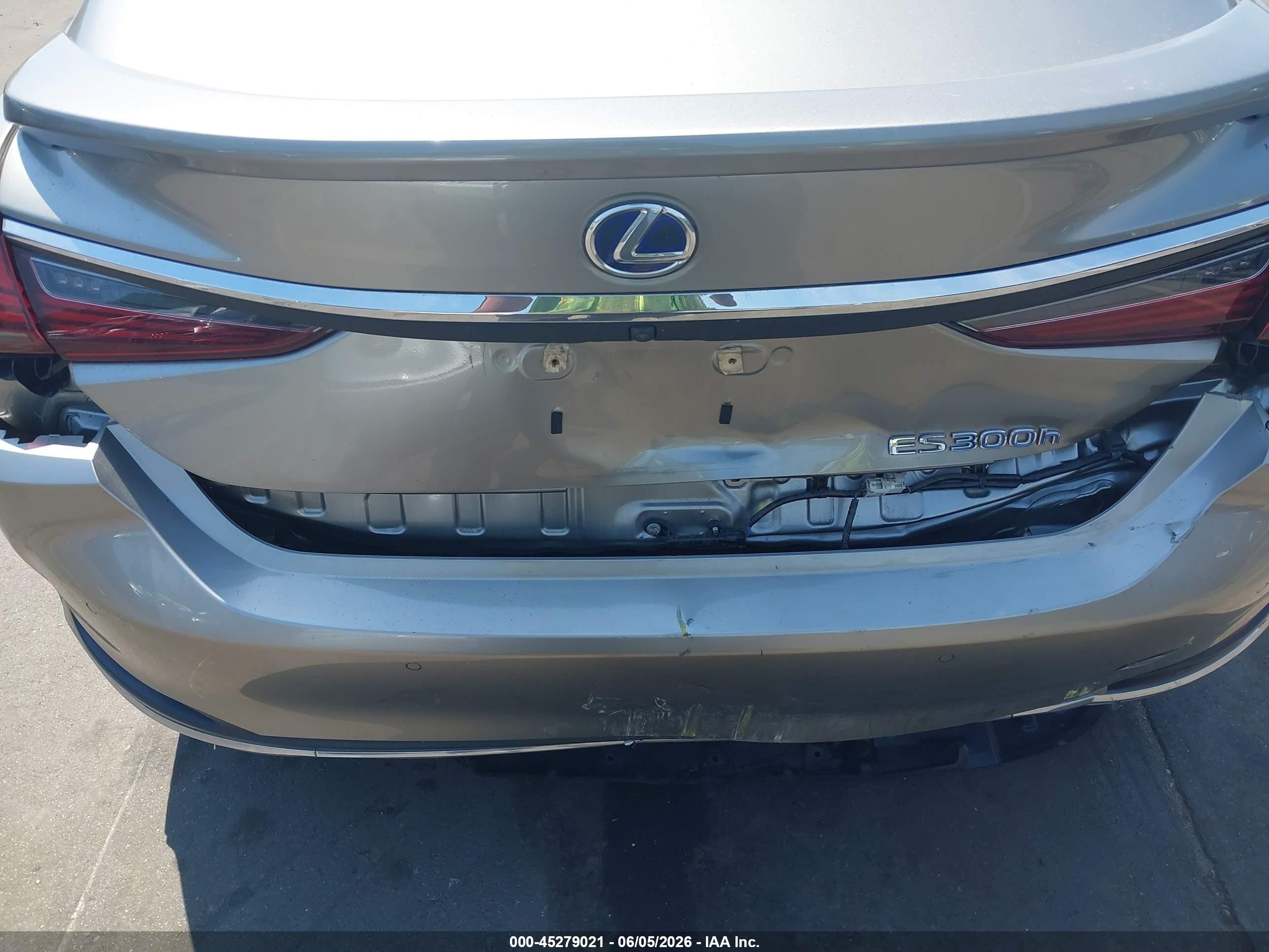 2020 Lexus Es 300h   Gray vin: 58AD21B13LU011700