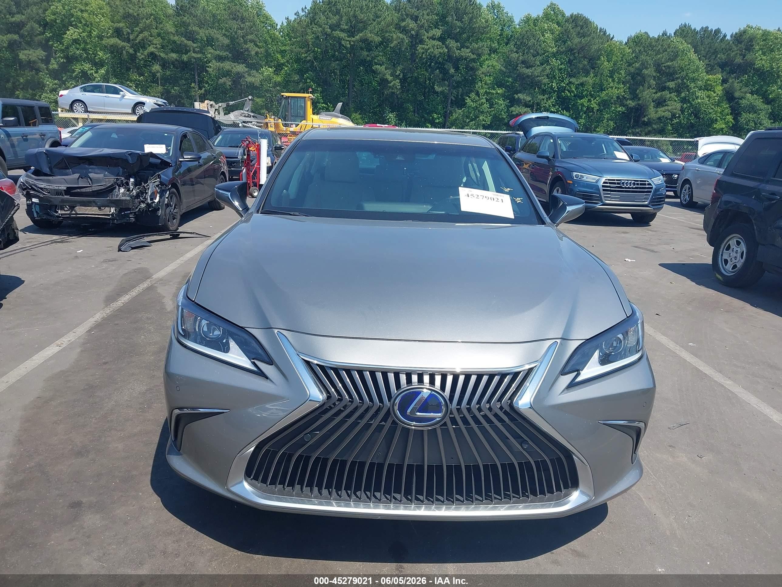 2020 Lexus Es 300h   Gray vin: 58AD21B13LU011700