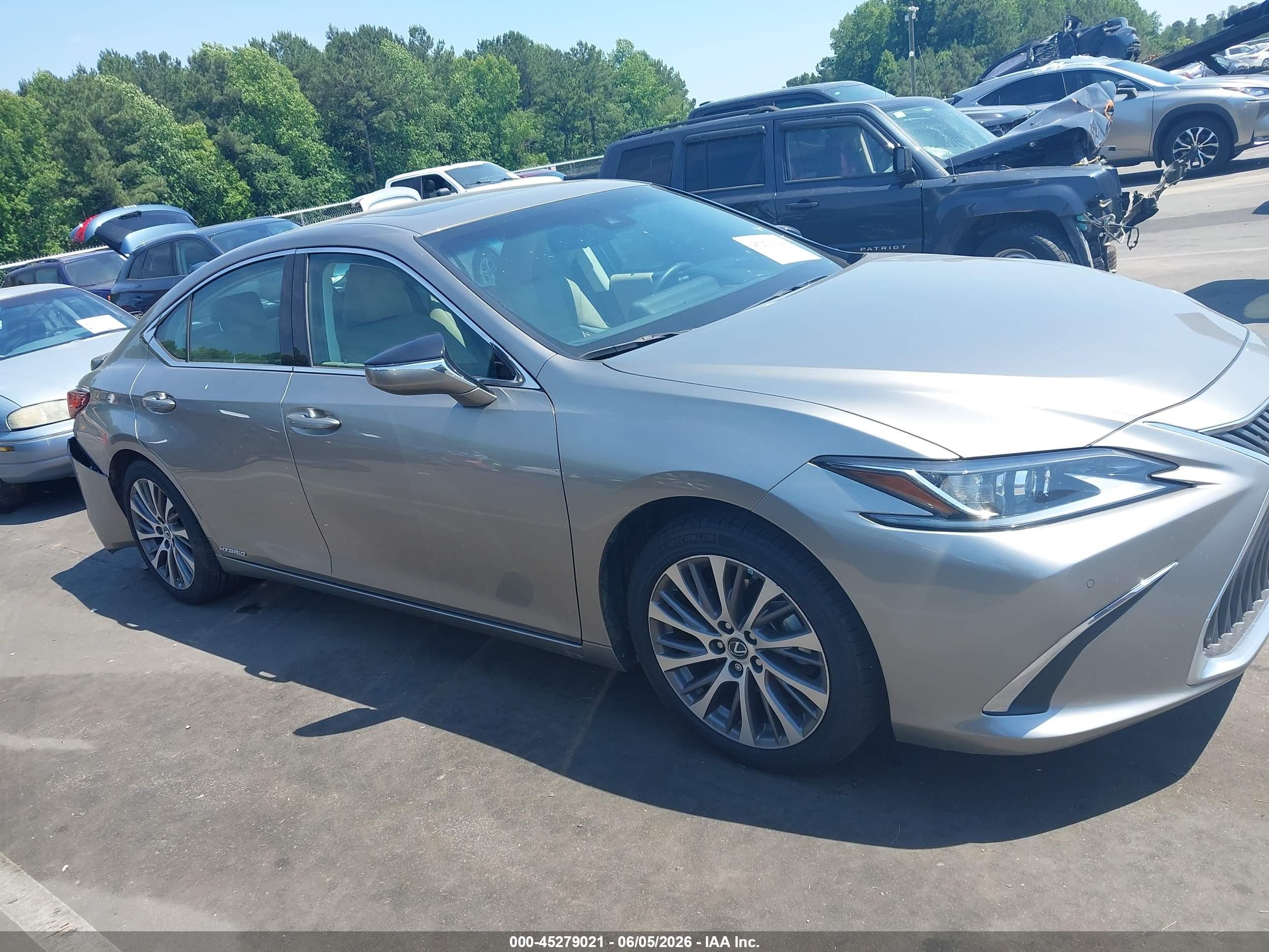2020 Lexus Es 300h   Gray vin: 58AD21B13LU011700