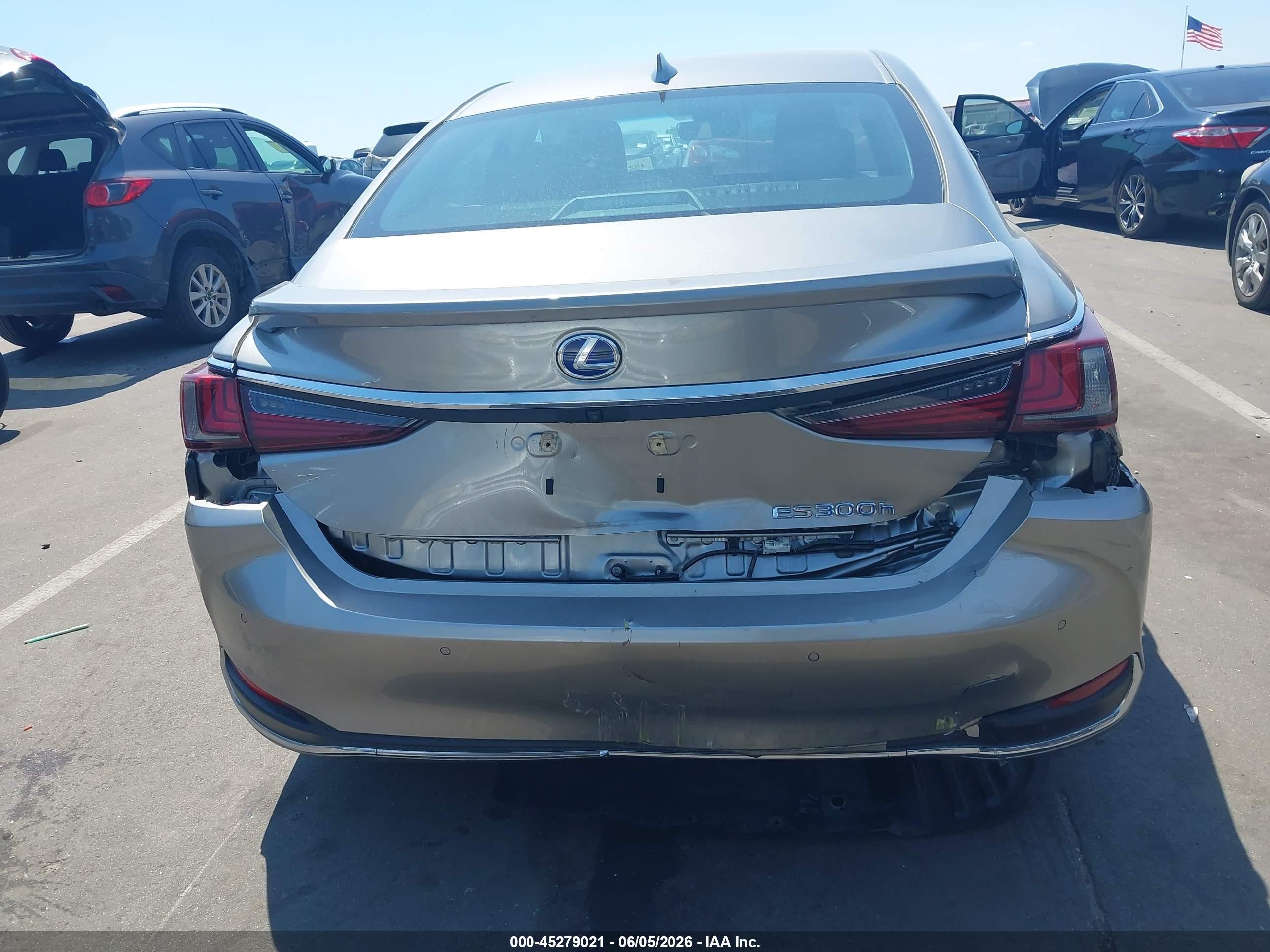 2020 Lexus Es 300h   Gray vin: 58AD21B13LU011700