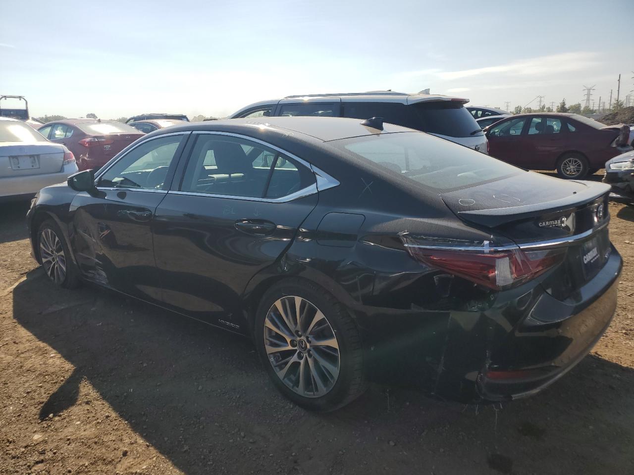 2020 Lexus Es 300h Black vin: 58AD21B17LU008976