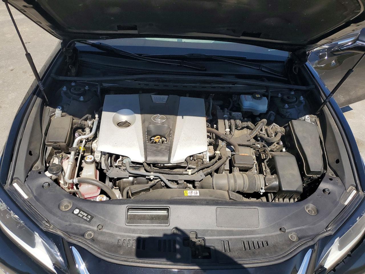 2020 Lexus Es 300h Black vin: 58AD21B19LU011314