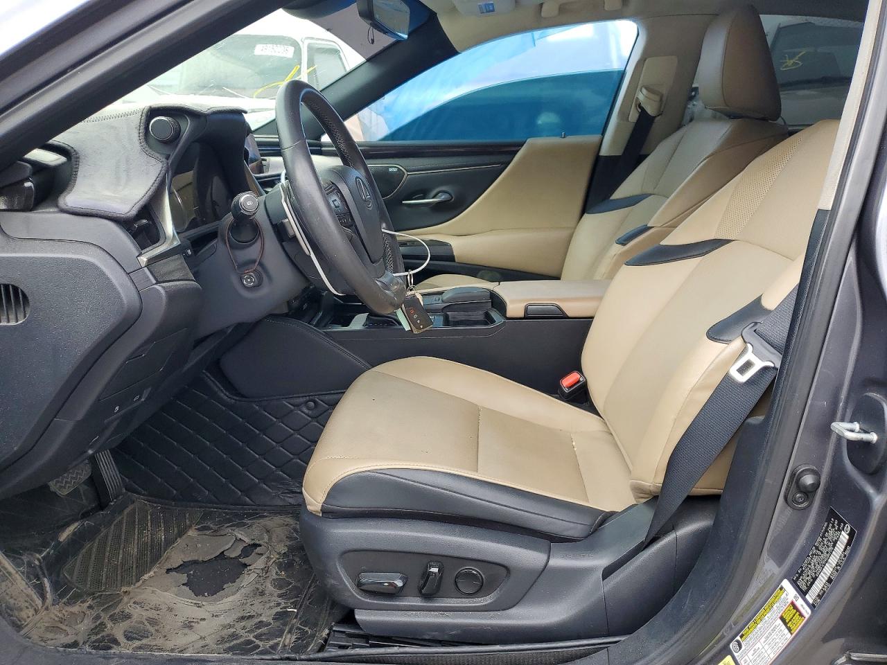 2021 Lexus Es 300h Gray vin: 58ADA1C17MU002176