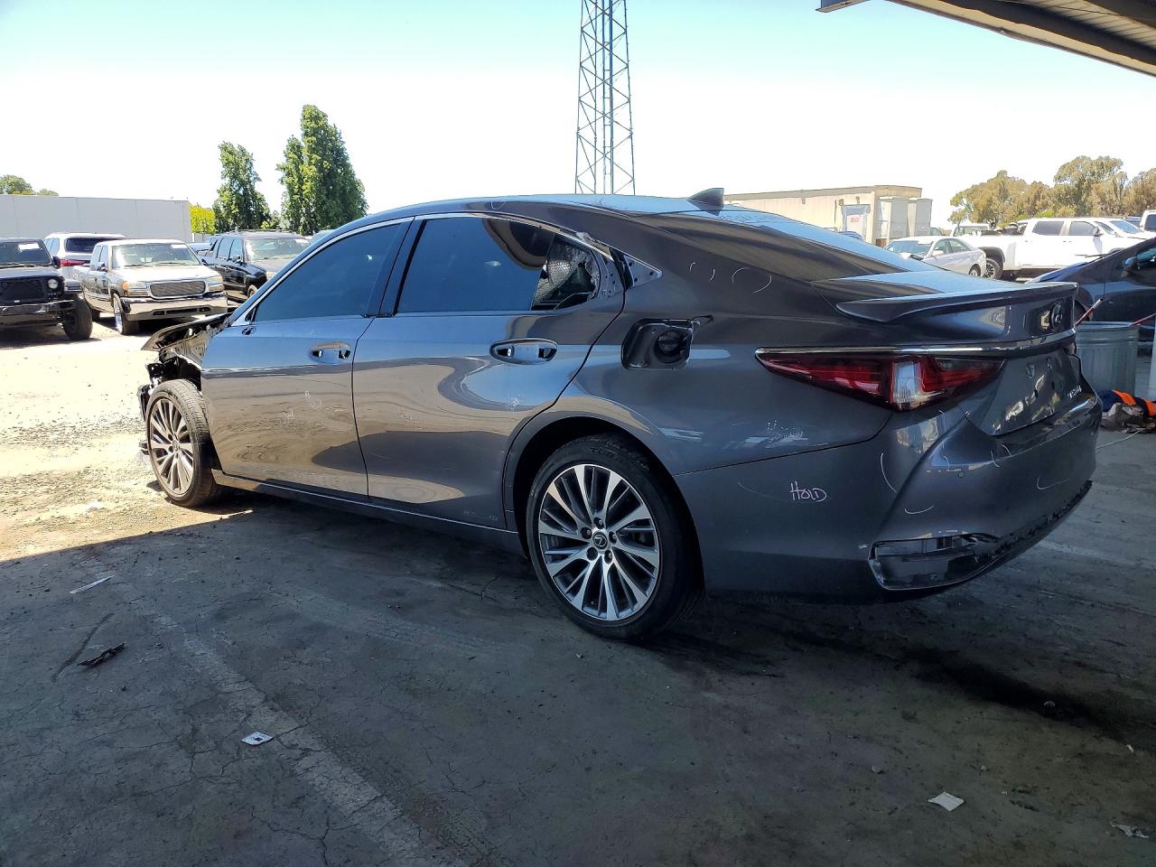 2021 Lexus Es 300h Gray vin: 58ADA1C17MU002176