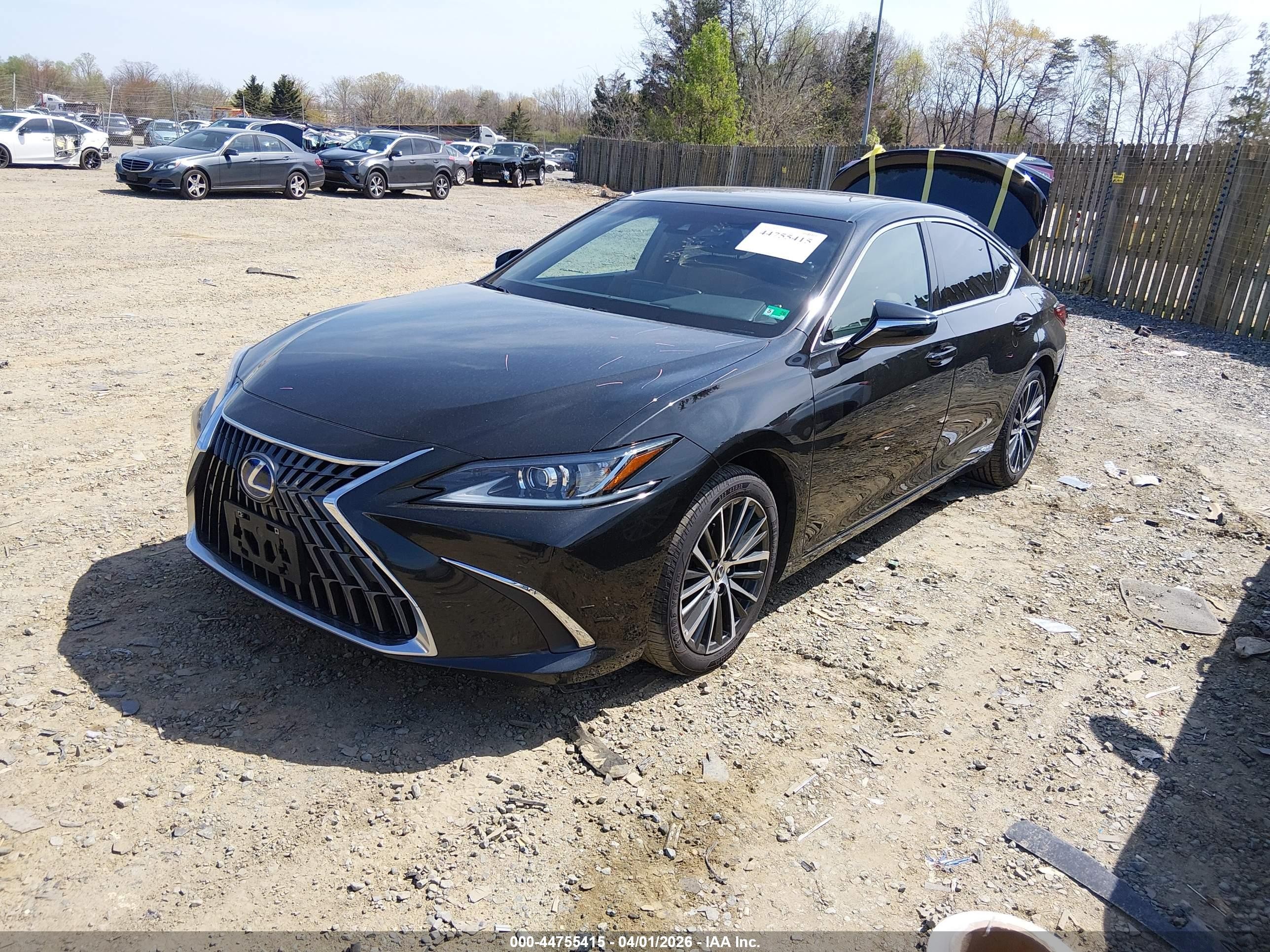 2022 Lexus Es 300h Black vin: 58ADA1C19NU025167