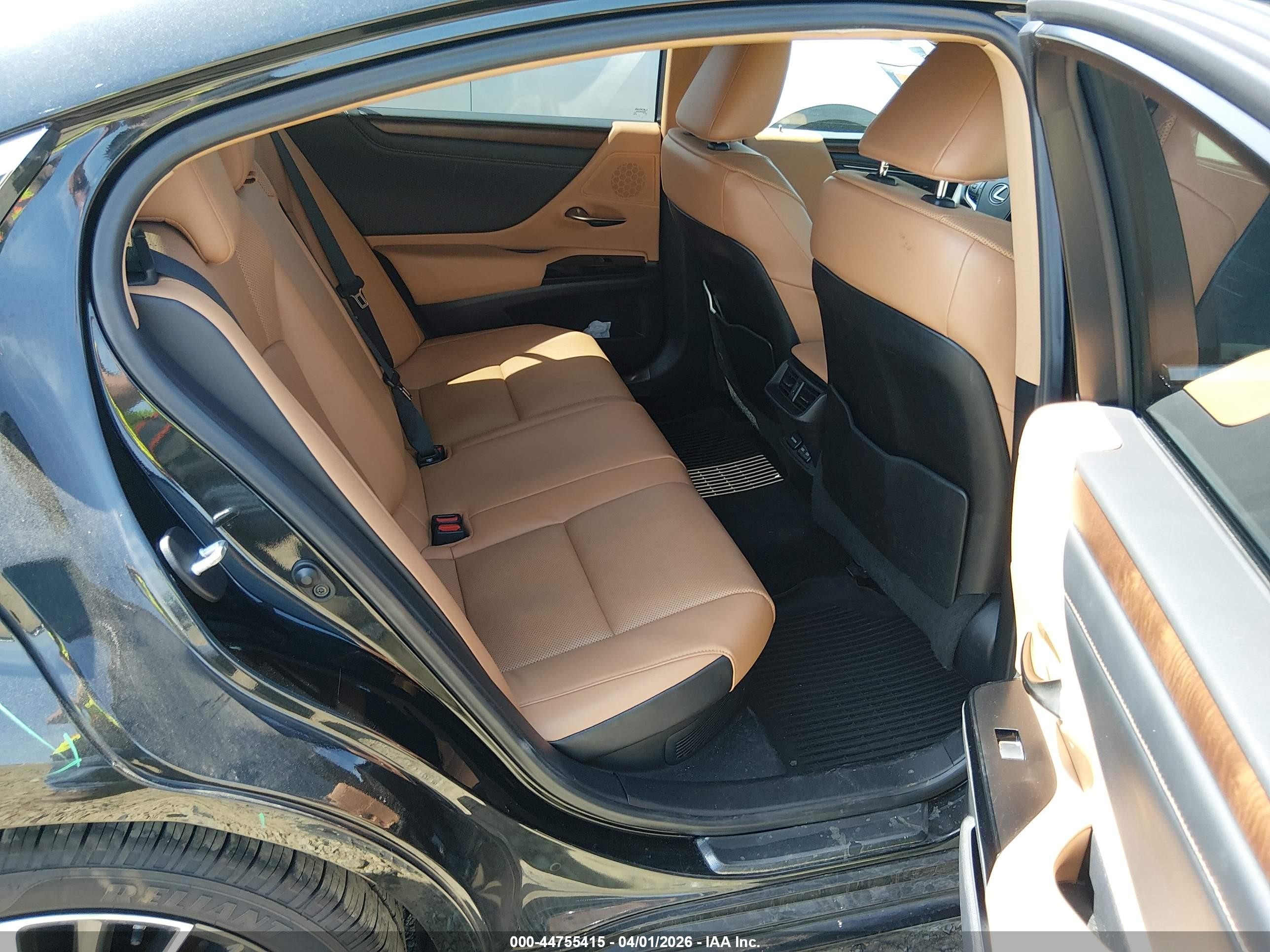 2022 Lexus Es 300h Black vin: 58ADA1C19NU025167