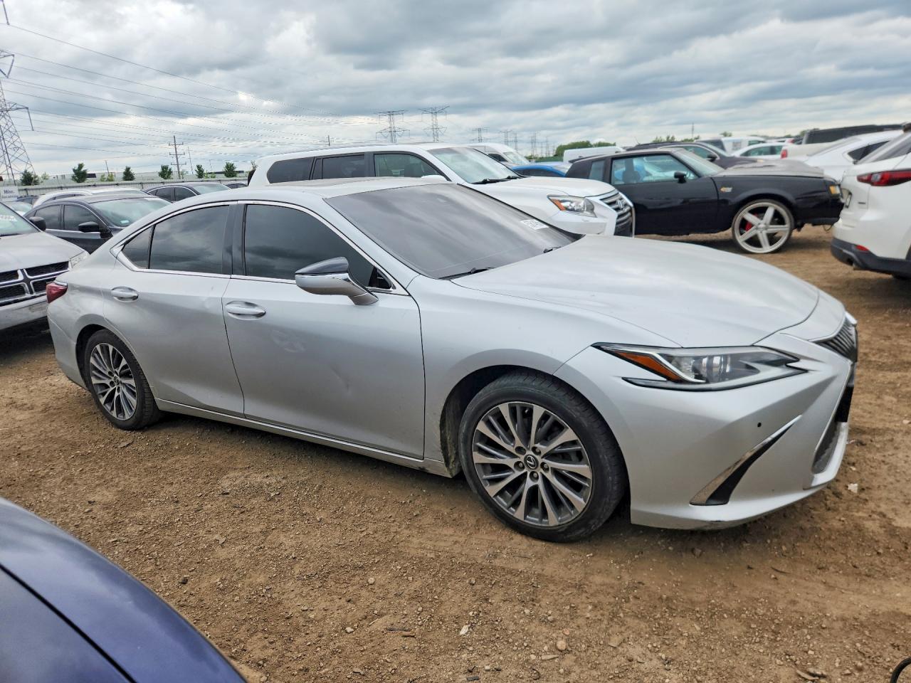 2020 Lexus Es 350 Silver vin: 58ADZ1B15LU076222