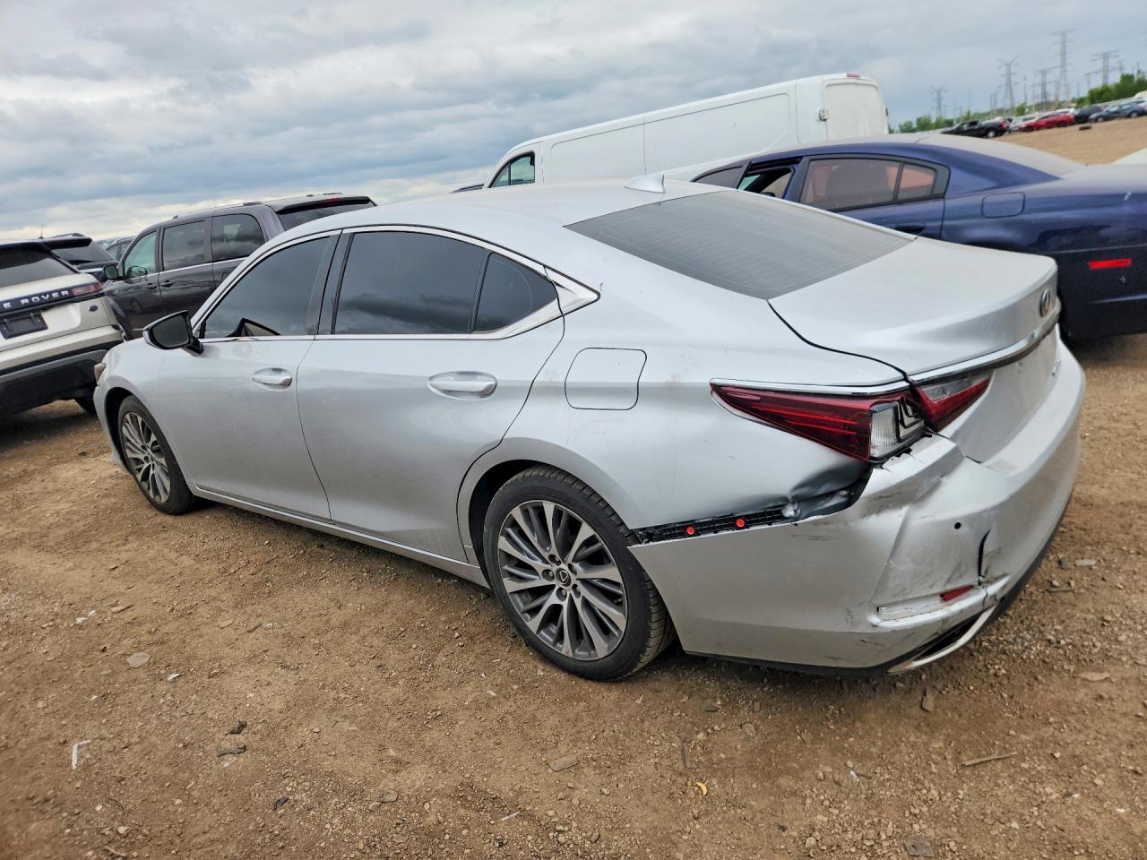 2020 Lexus Es 350 Silver vin: 58ADZ1B15LU076222