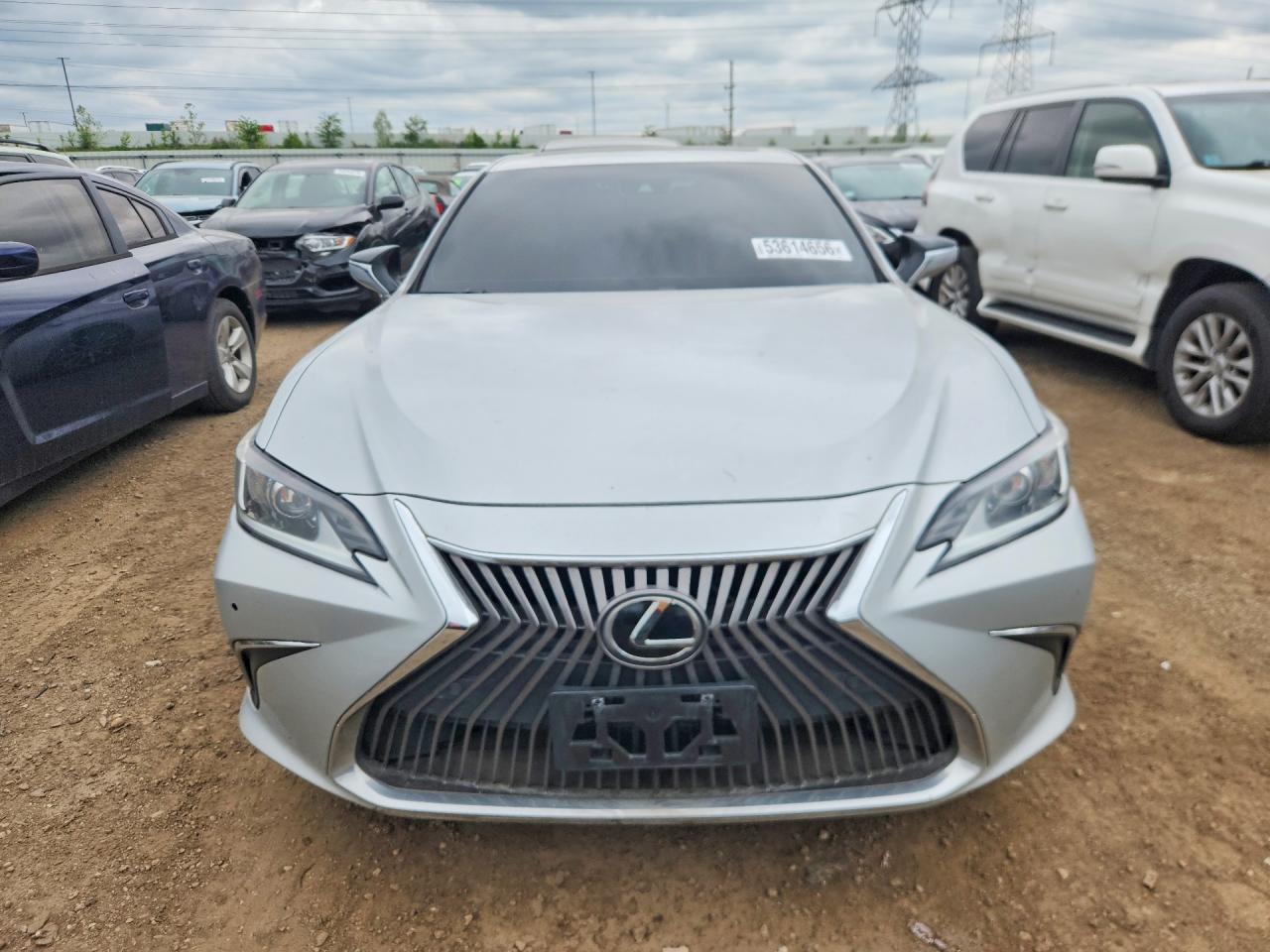 2020 Lexus Es 350 Silver vin: 58ADZ1B15LU076222