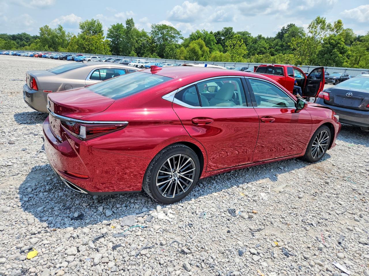 2025 Lexus Es 350 Base Red vin: 58ADZ1B16SU207706