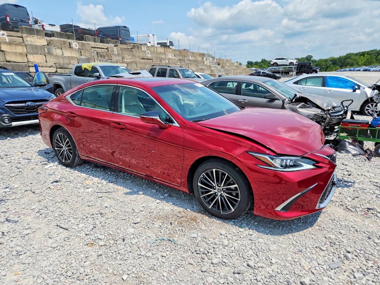 2025 Lexus Es 350 Base Red vin: 58ADZ1B16SU207706