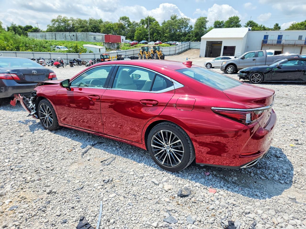2025 Lexus Es 350 Base Red vin: 58ADZ1B16SU207706