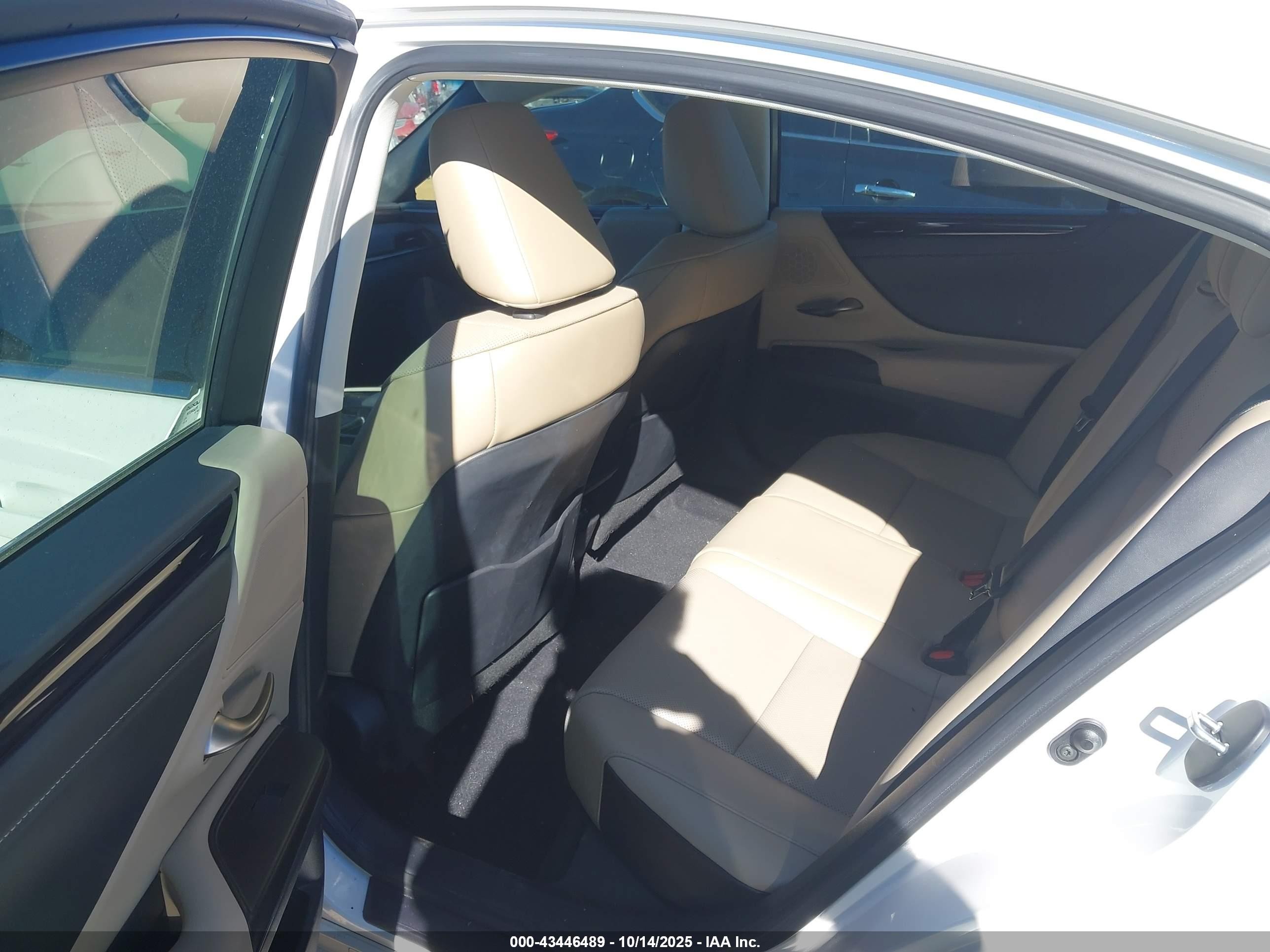 2020 Lexus Es 350   White vin: 58ADZ1B17LU078893