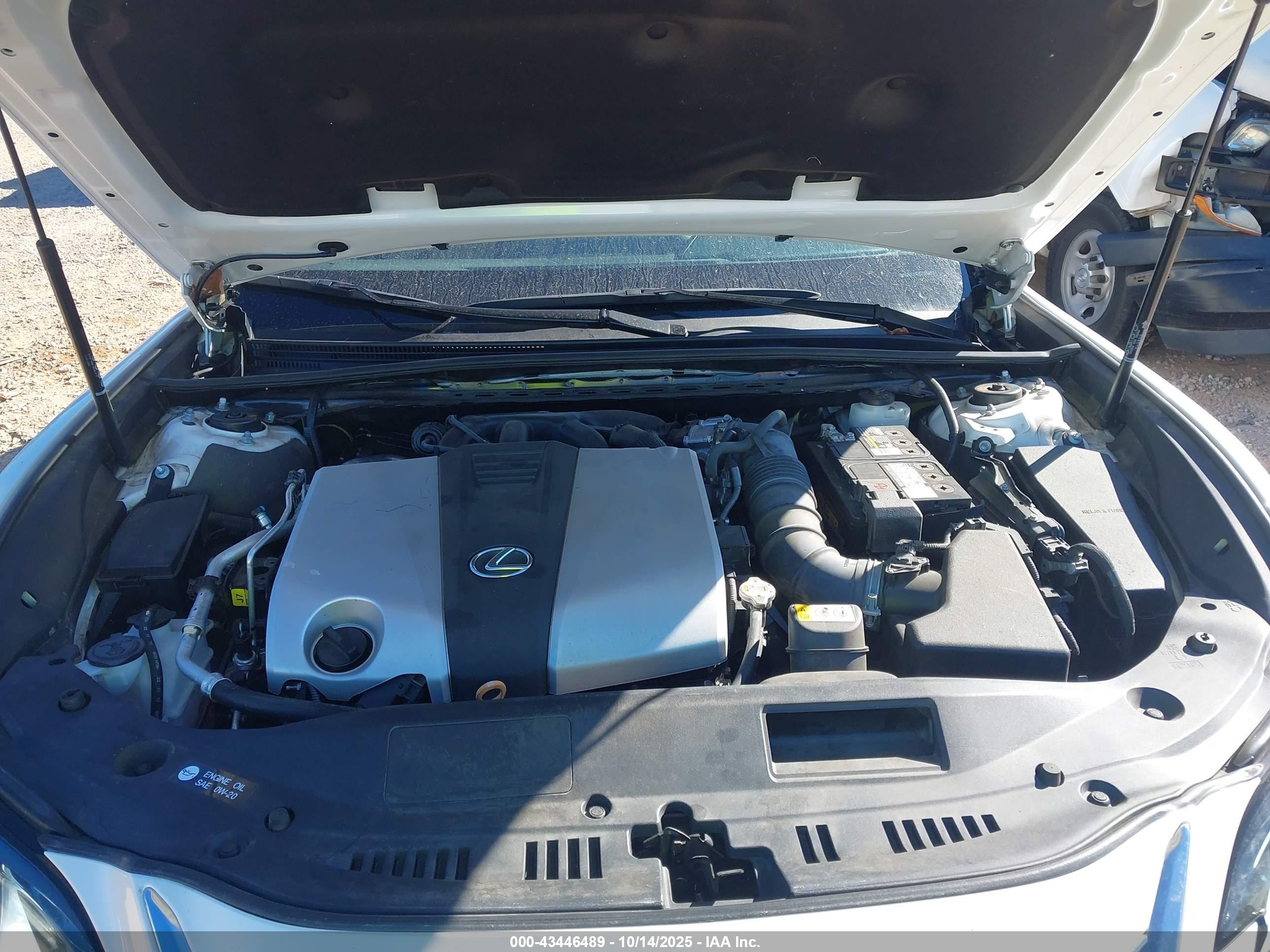 2020 Lexus Es 350   White vin: 58ADZ1B17LU078893